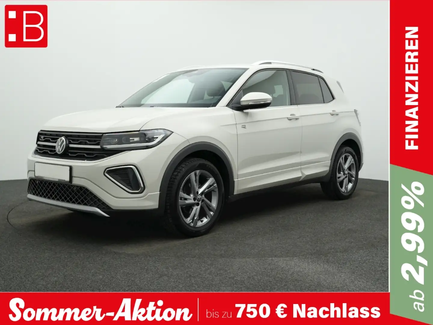 Volkswagen T-Cross 1.0 TSI DSG R-Line IQ.LIGHT NAVI ACC Grau - 1
