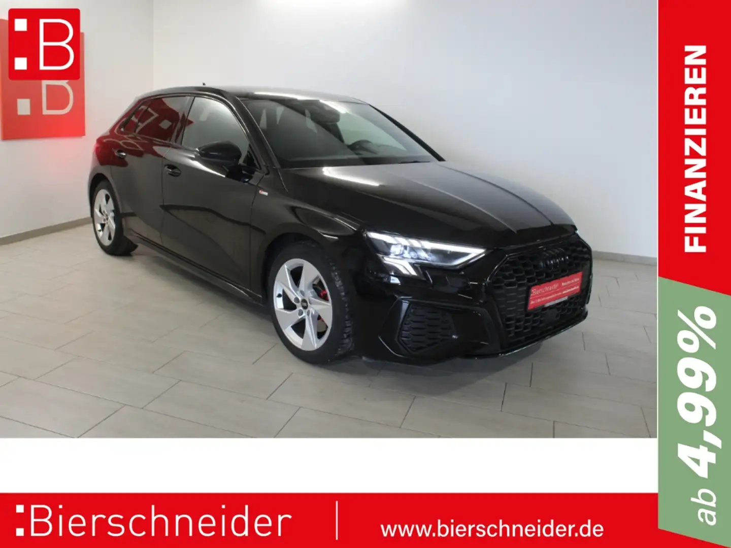 Audi A3 Sportback 35 TFSI 2x S-Line  Black Style 17 LED AC Zwart - 1