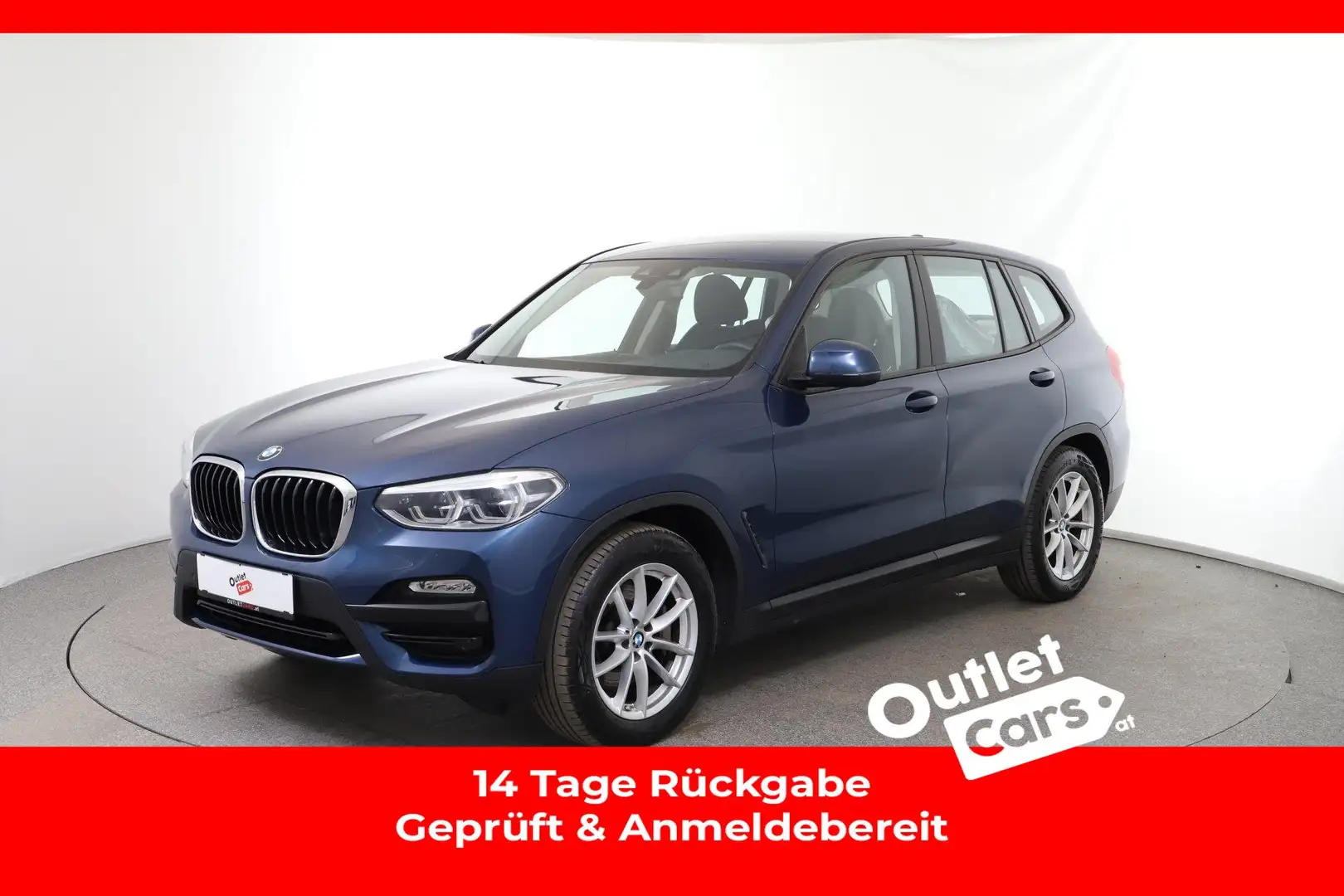 BMW X3 xDrive 25d Aut. LED+LEDER+NAV+FERNLICHTASSIST Blau - 1