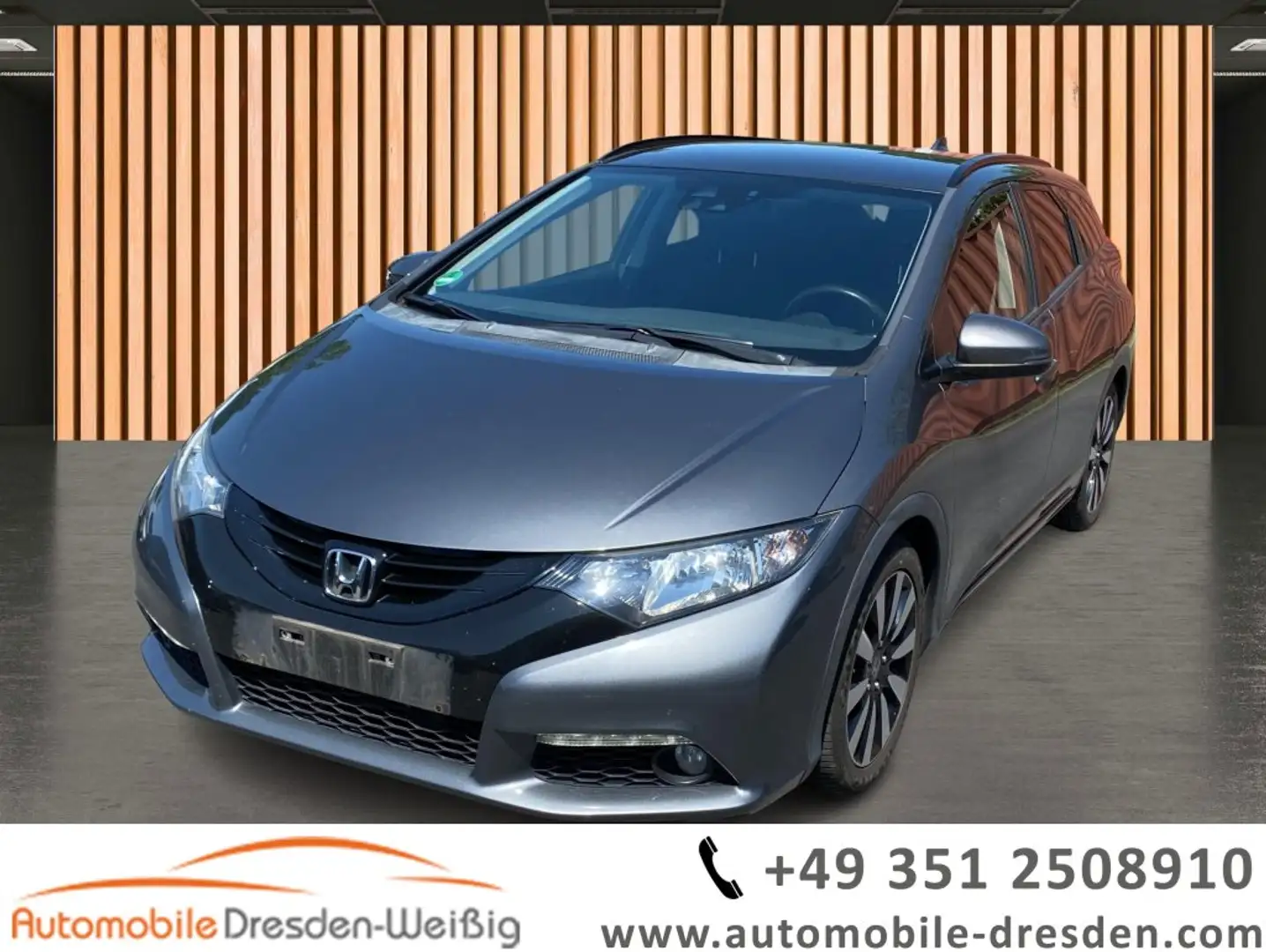 Honda Civic 1.6 I-DTEC Sport Šedá - 1
