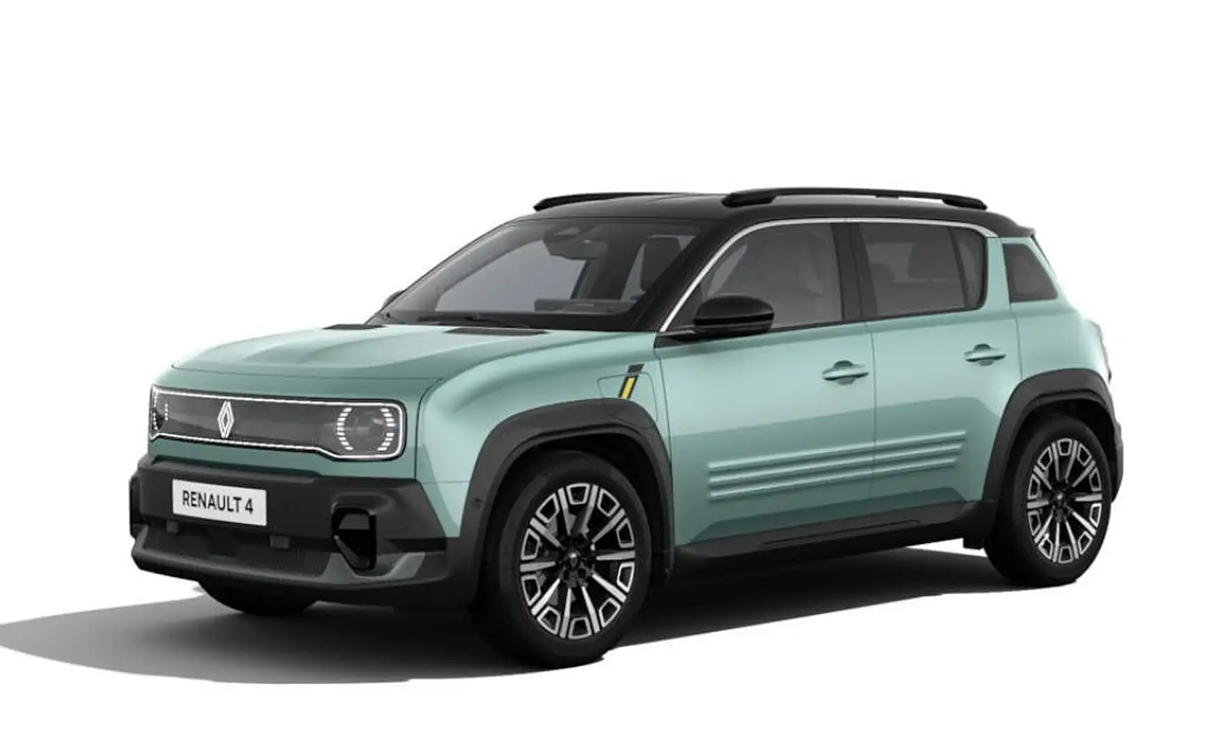 Renault R 4 4 E-Tech Iconic 150 SHZ PDC vo+hi+Kamera el. Heckk Verde - 1