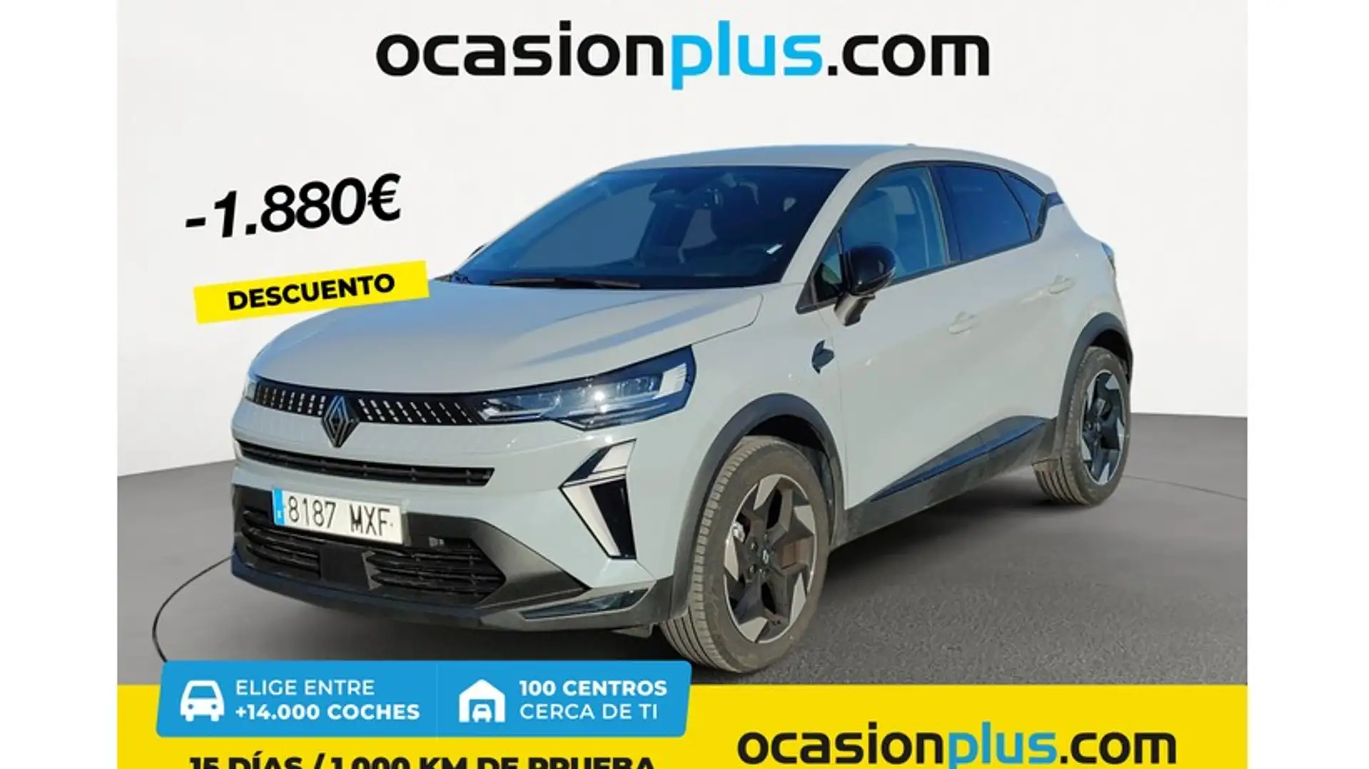 Renault Captur TCe Techno 67kW Gris - 1