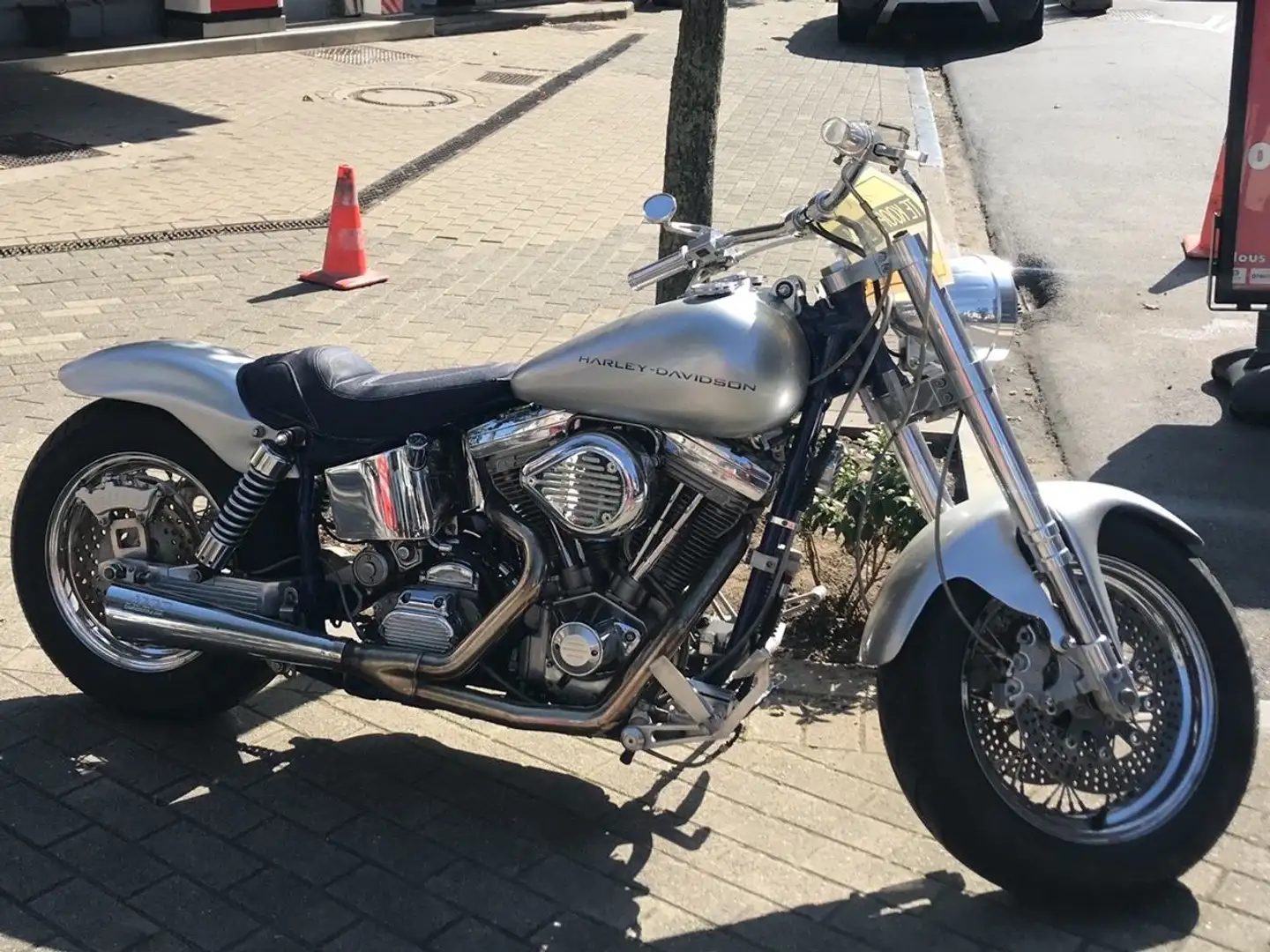 Harley-Davidson Softail heritage Argent - 1