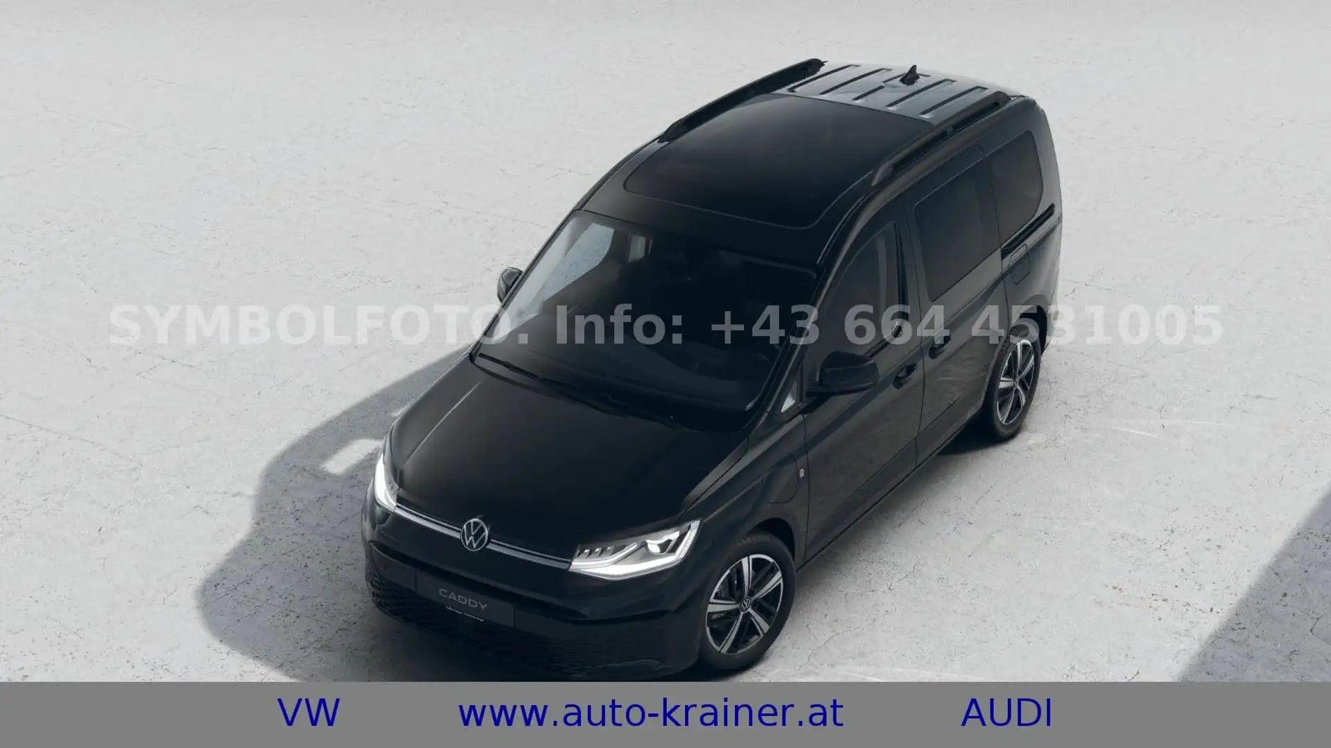 Volkswagen Caddy Dark Label eHybrid Schwarz - 1