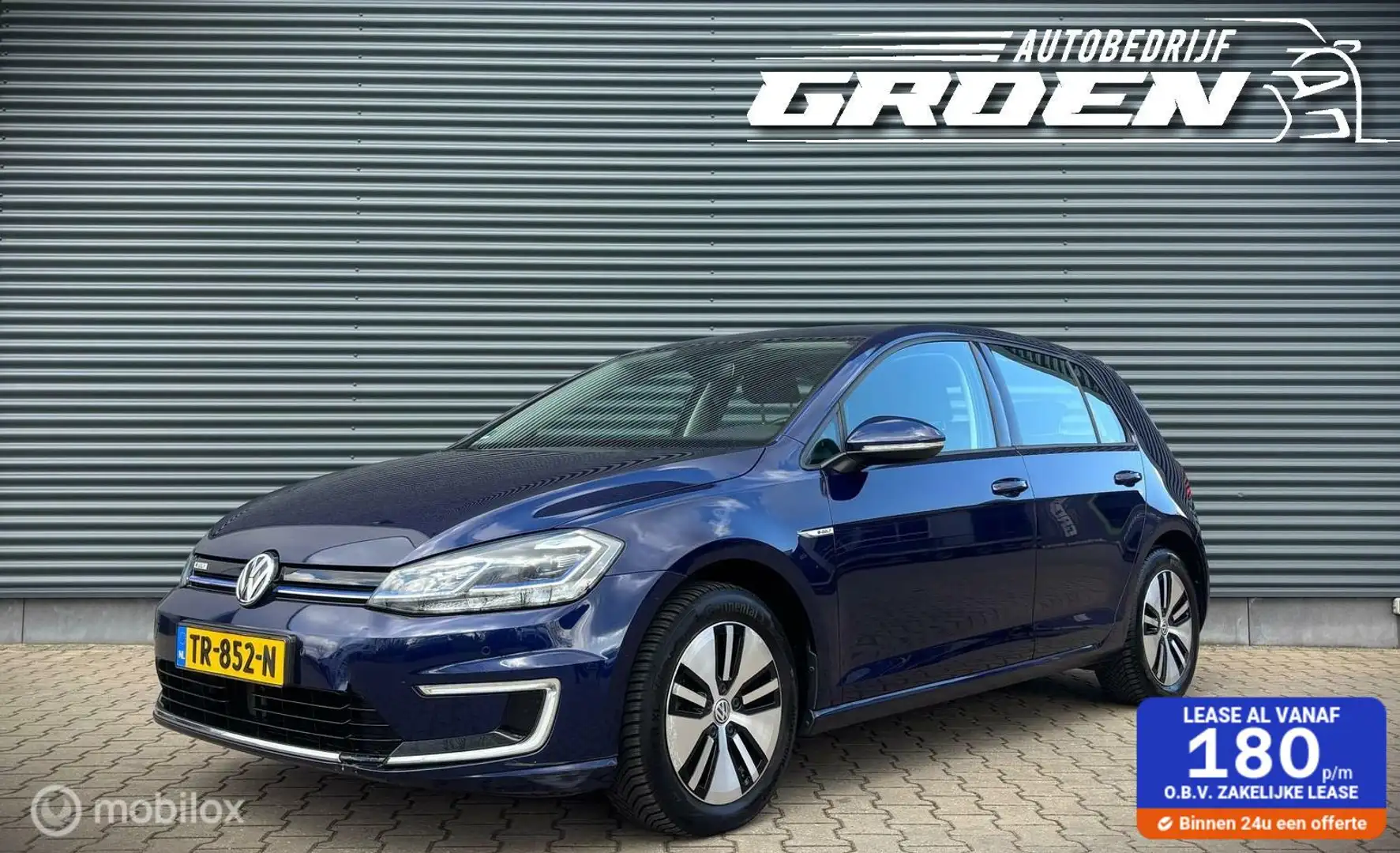 Volkswagen e-Golf CAMERA|ACC|APPLECARPLAY|LED Blauw - 1