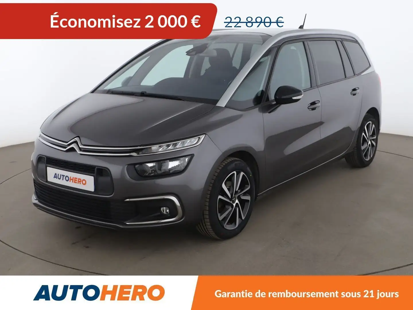 Citroen C4 SpaceTourer 1.5 Blue-HDi Shine EAT8 Gri - 1