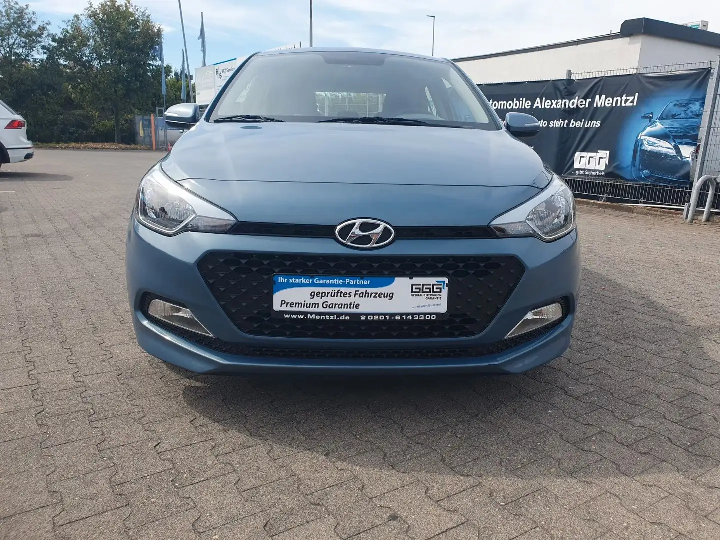Hyundai i20 1.2 GO GARANTIE KLIMAANLAGE ALUFELGEN 1-HAND Blau - 2