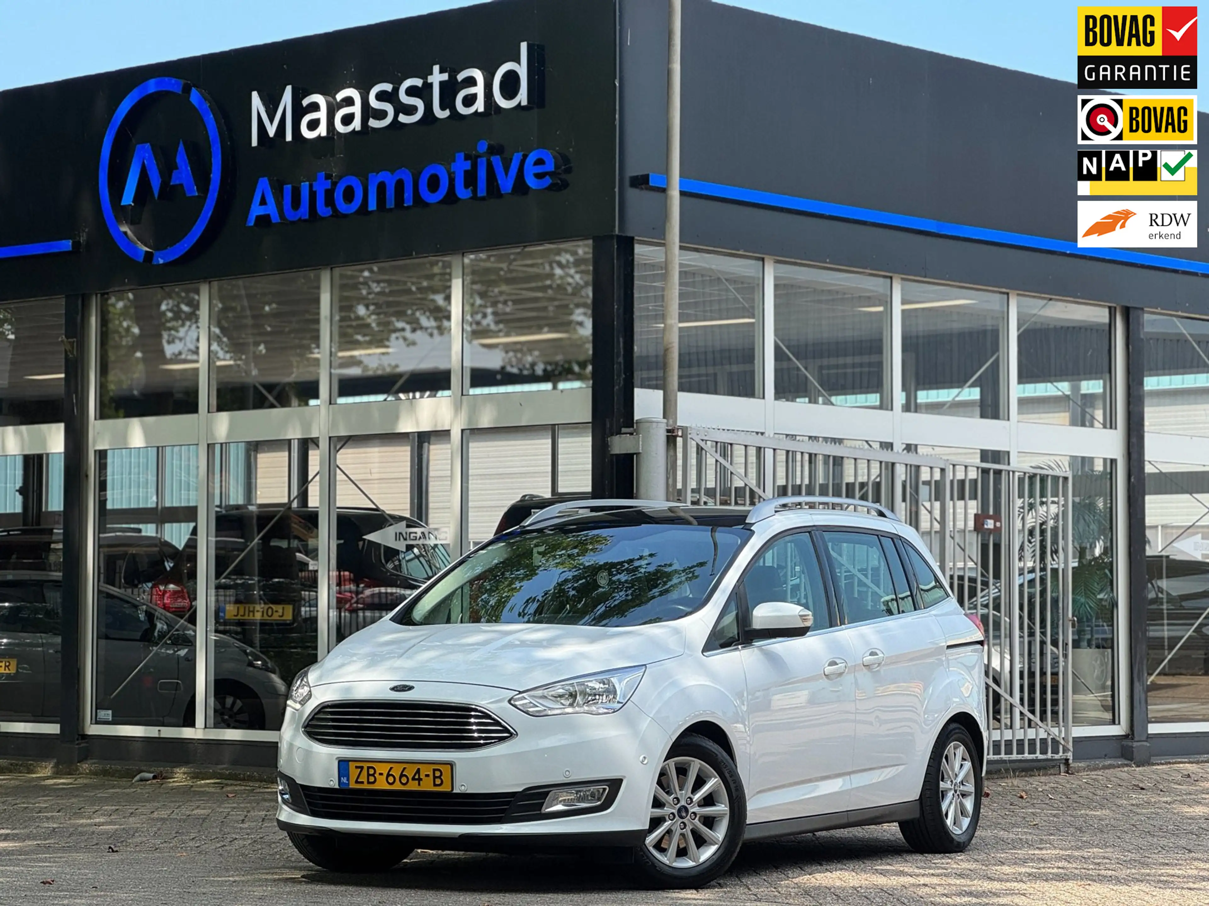 Ford Grand C-Max 1.0 Titanium 7 zits PANO Leer Facelift Vol Dealer