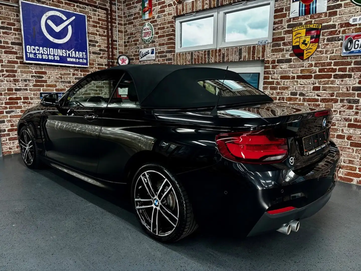 BMW 230 230iA cabrio 2.0 252cv Auto M-SPORT Noir - 2