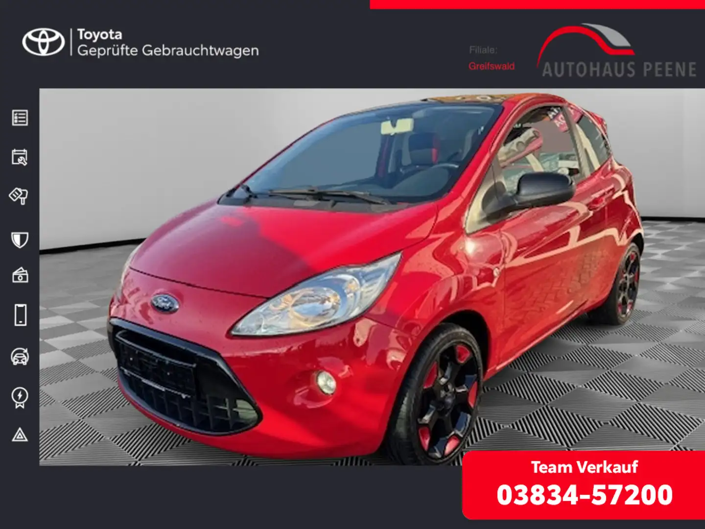 Ford Ka/Ka+ Kırmızı - 1
