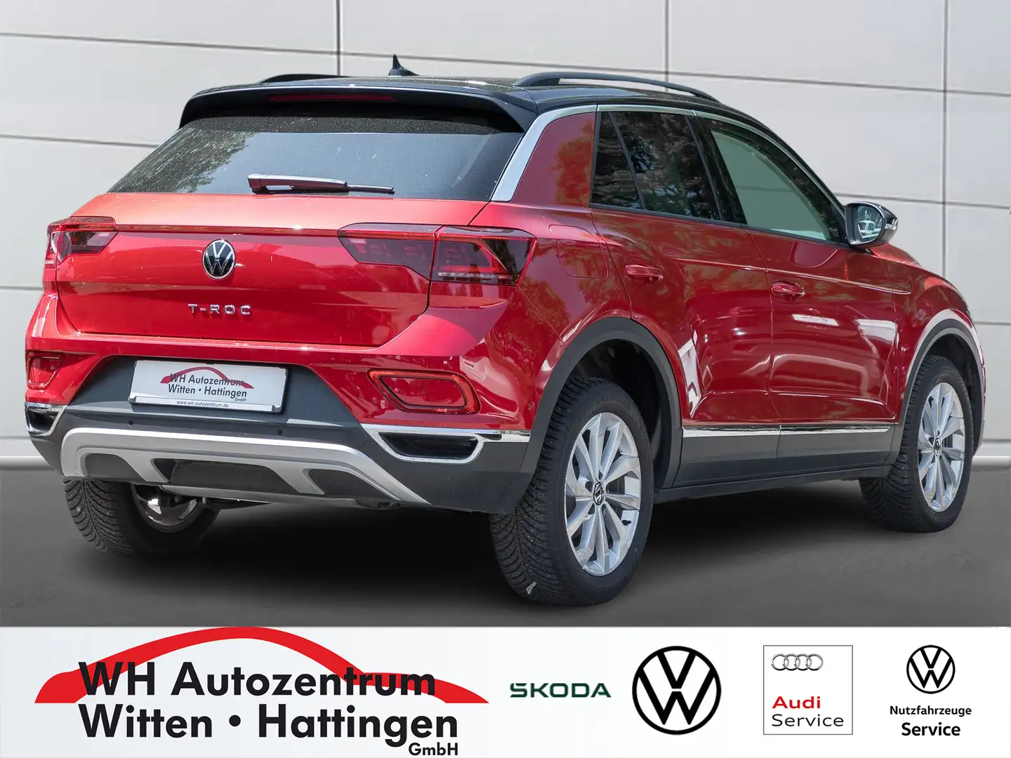 Volkswagen T-Roc 1.5 l TSI DSG Style NAVI AHK REARVIEW MATRIX-LE... Rot - 2
