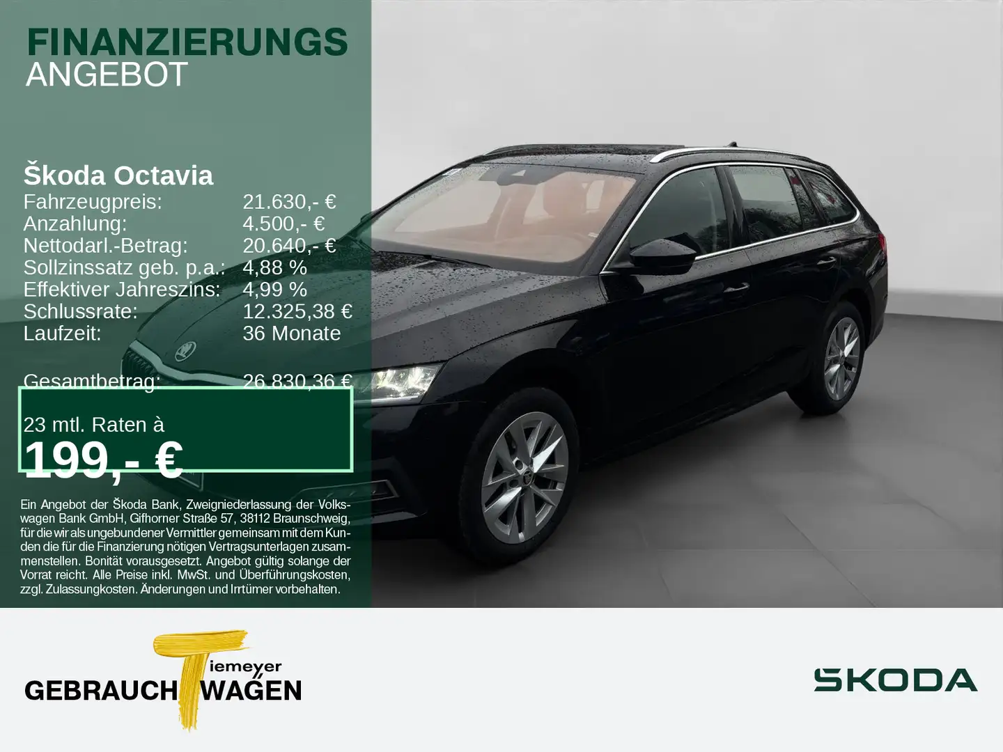Skoda Octavia Combi 2.0 TDI DSG STYLE SCHLECHTWEGEPAKE Schwarz - 1