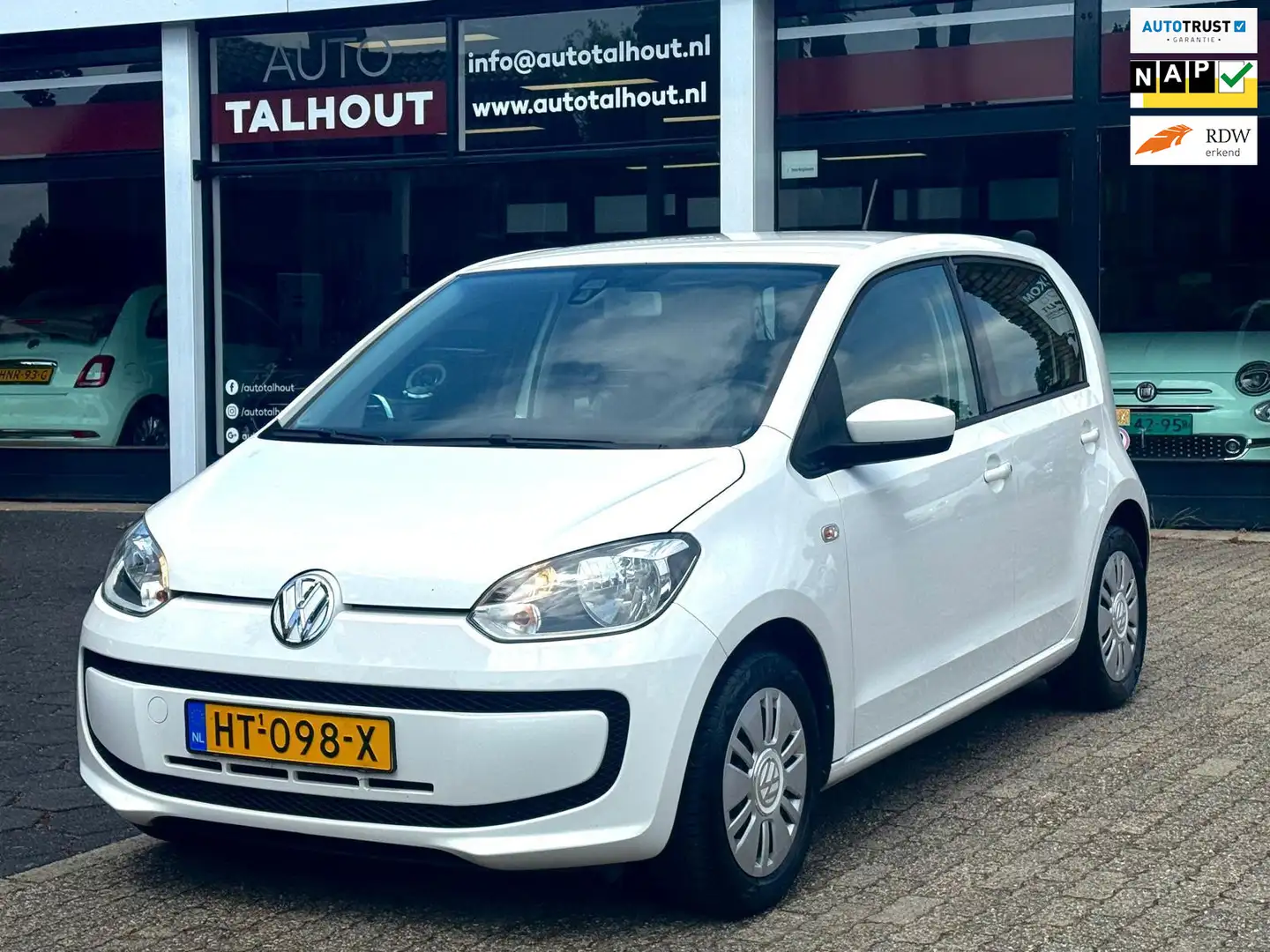 Volkswagen up! 1.0 move up! BlueMotion - Airco, 5 deurs, Bluetoot Blanc - 1