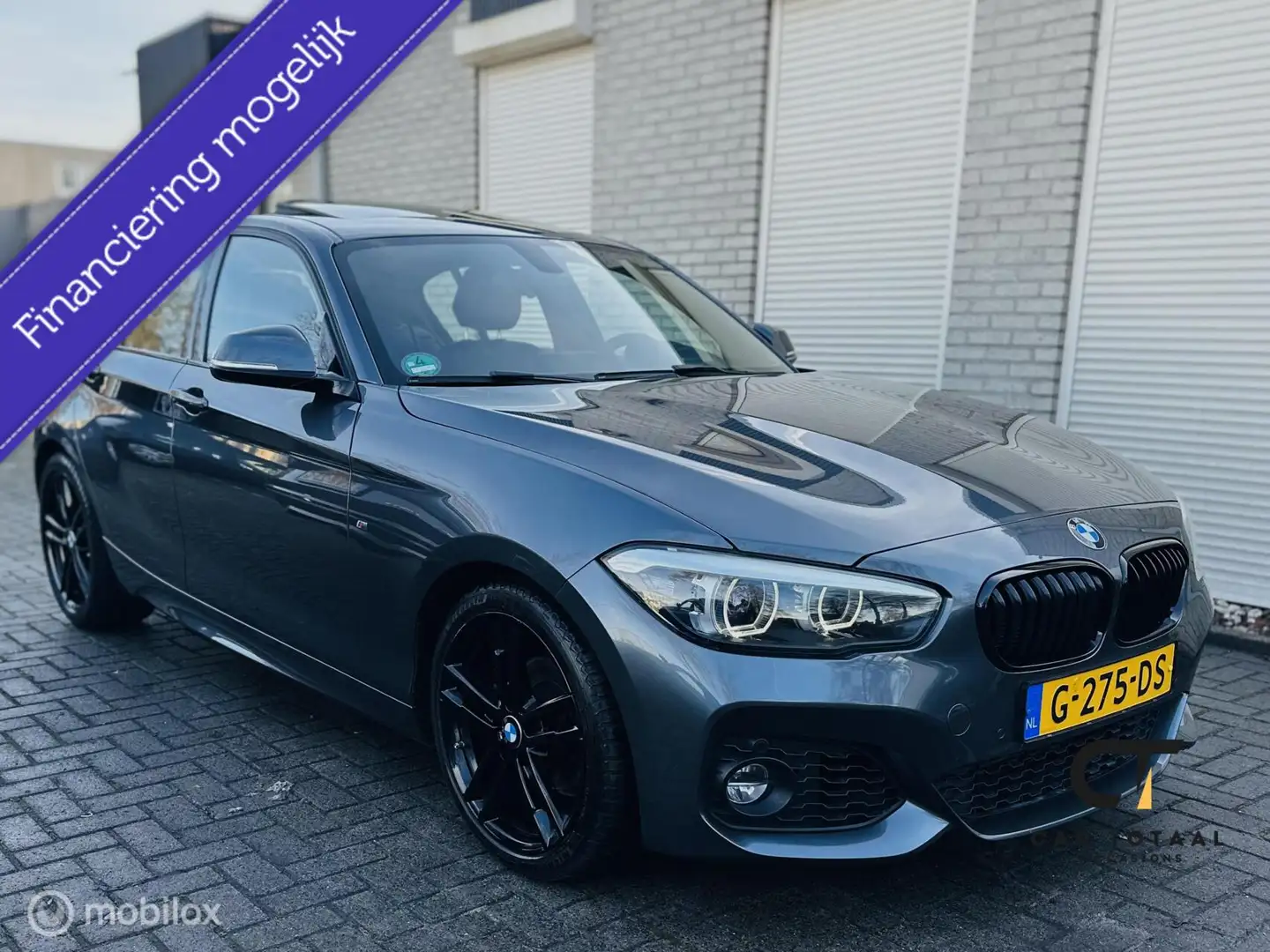 BMW 118 1-serie 118i M Sport Edition|PANO|CARPLAY|LED| Gris - 1