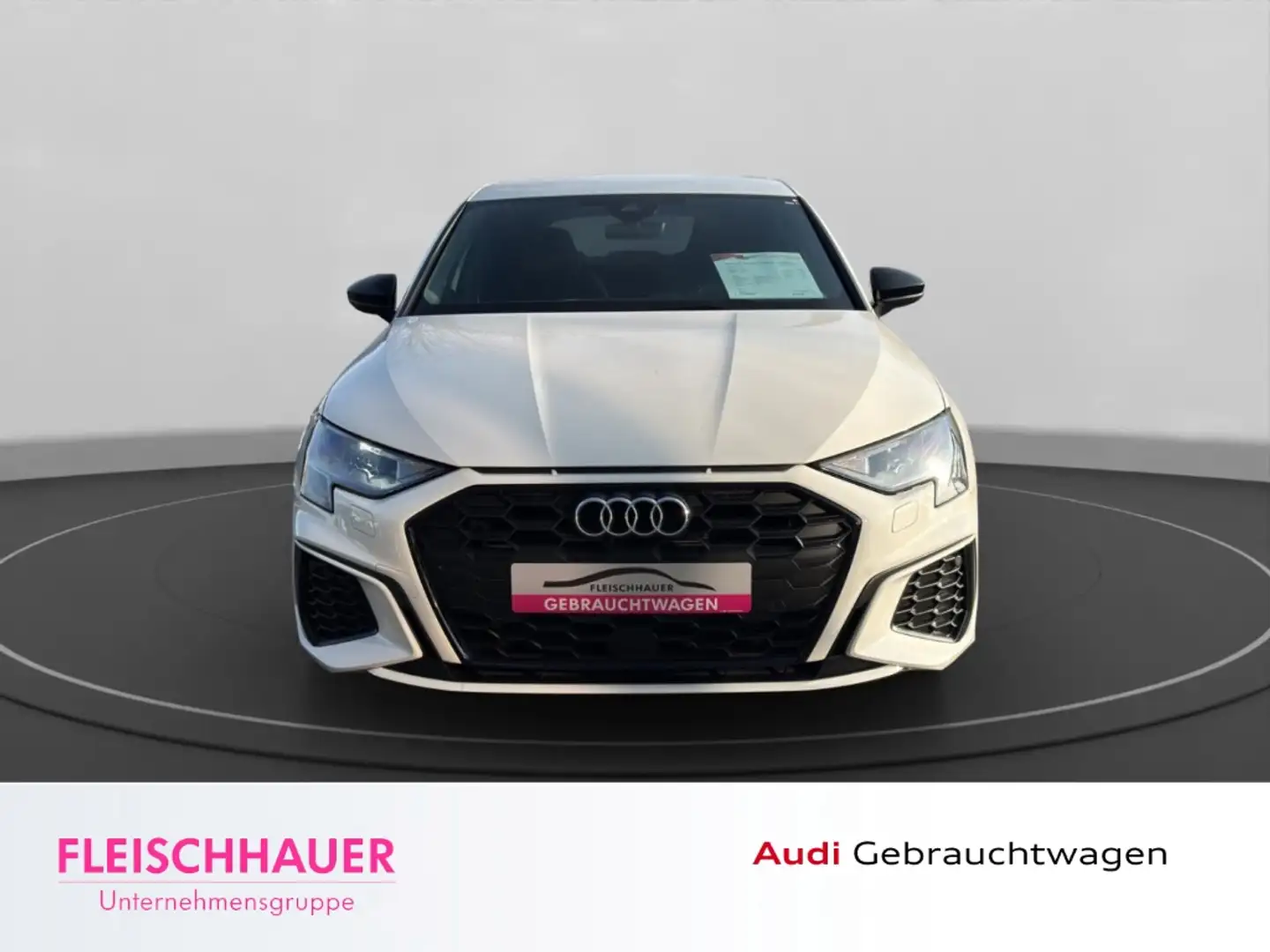 Audi A3 Sportback 45 TFSI e S line Navi+LED+VC+18''+App-co Weiß - 2