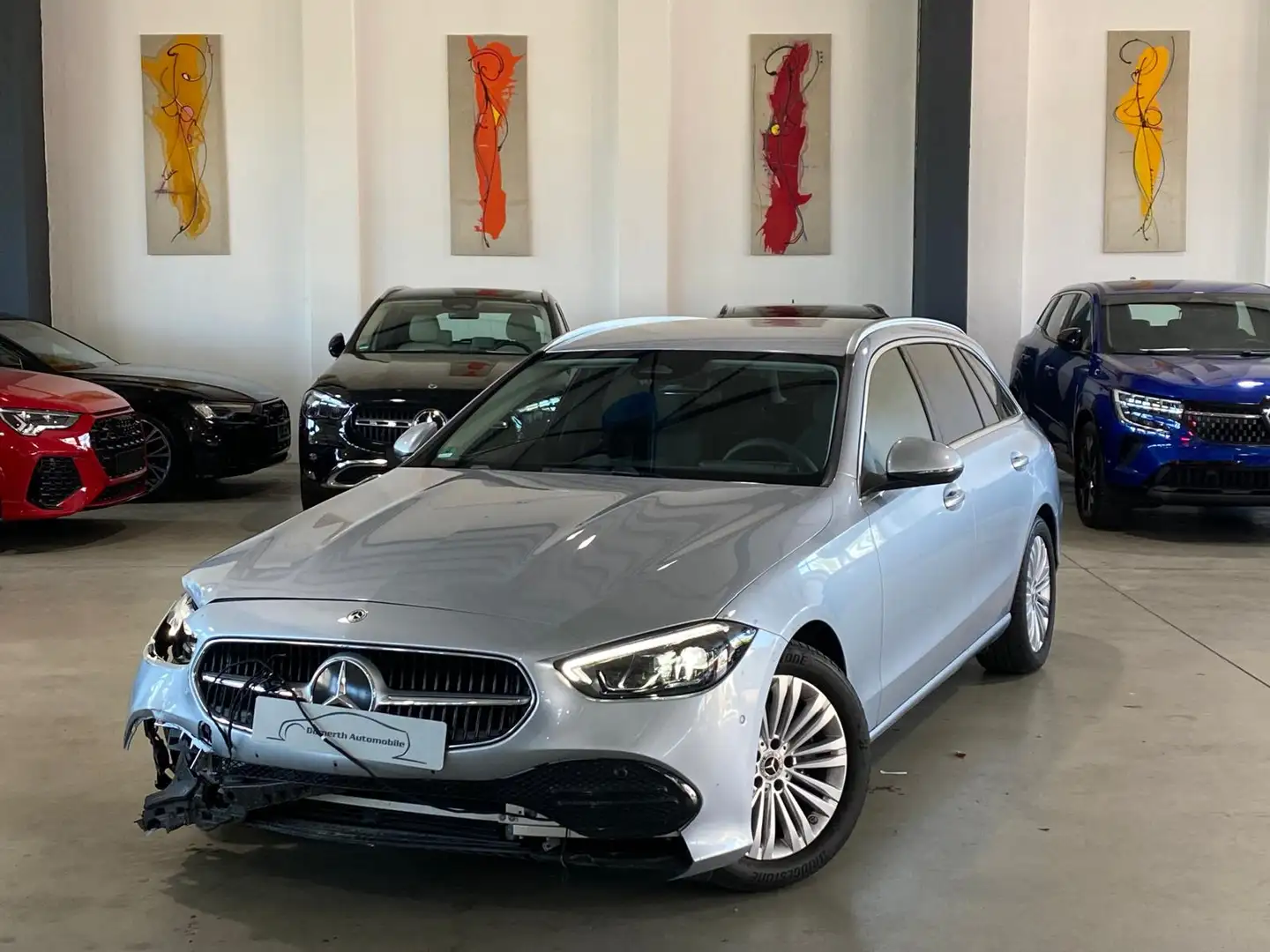 Mercedes-Benz C 180 T Avantgarde/AHK/RFK/TOTW/ Silber - 1