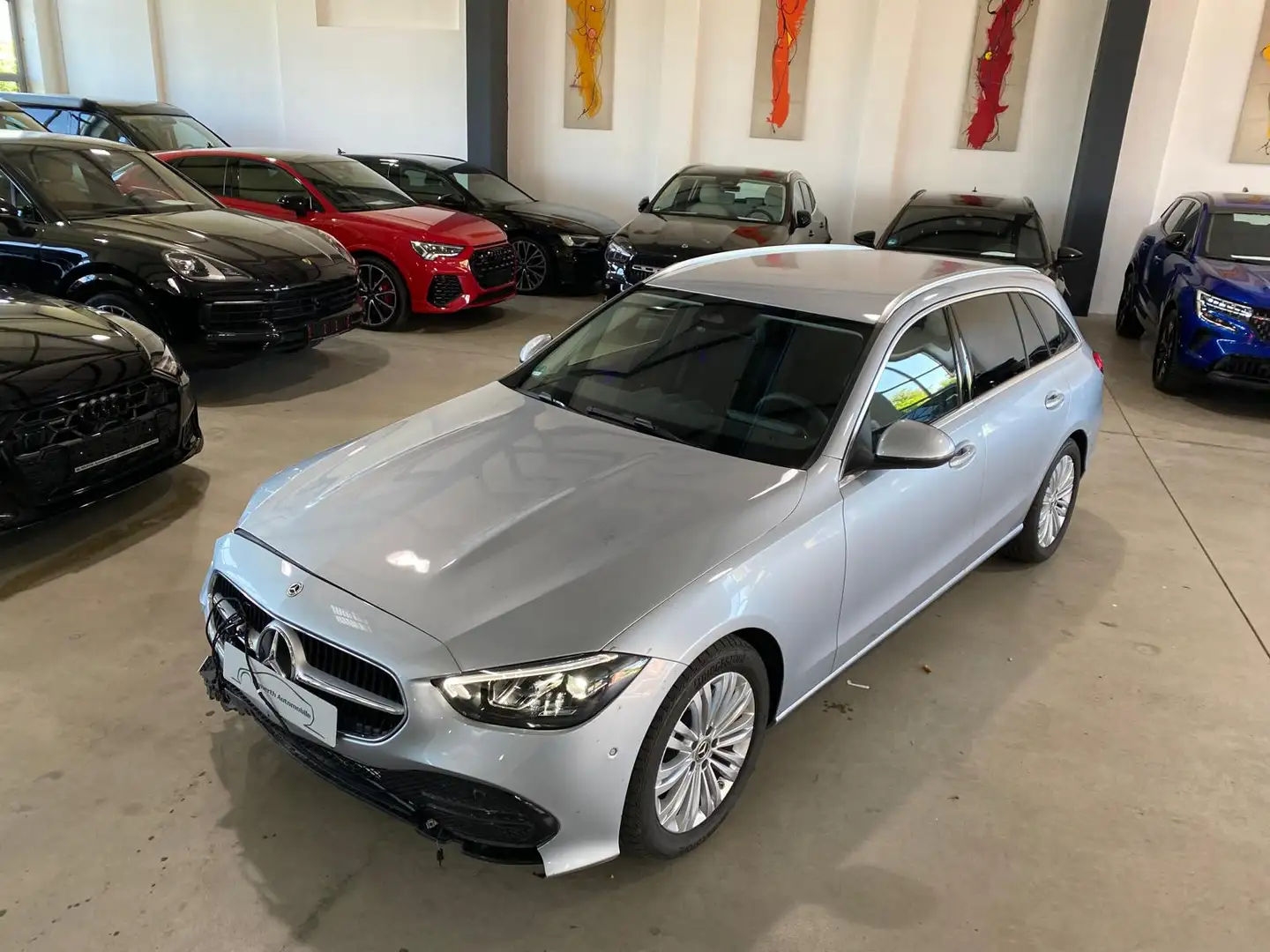 Mercedes-Benz C 180 T Avantgarde/AHK/RFK/TOTW/ Silber - 2