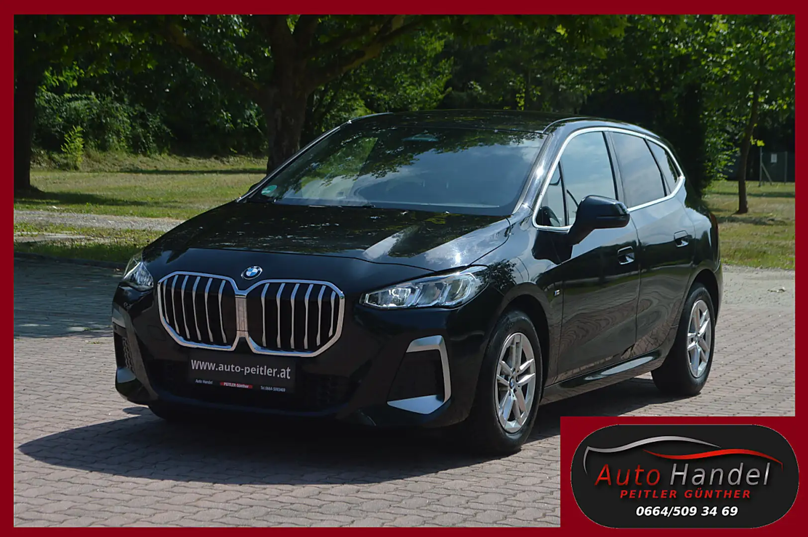 BMW 218 i Active M-Sport Tourer Aut.+NAVI+Kamera+LED+ Schwarz - 1