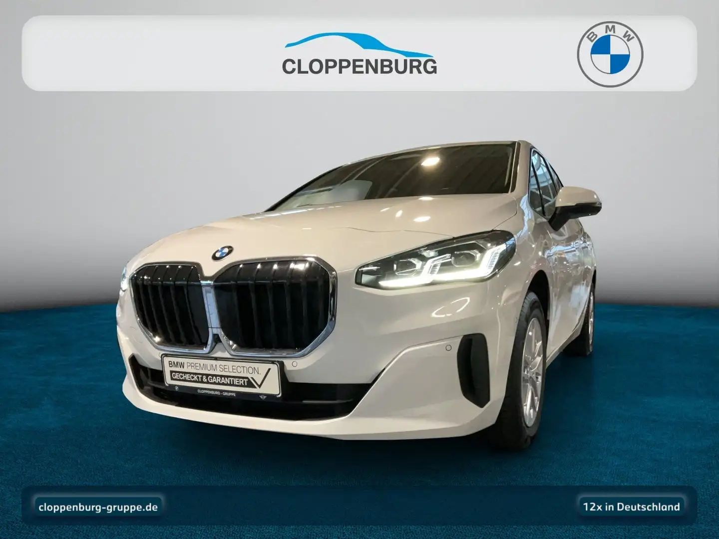 BMW 218 i Active Tourer Head-Up+AHK+Navi+ACC+SHZ+HiFi Weiß - 1