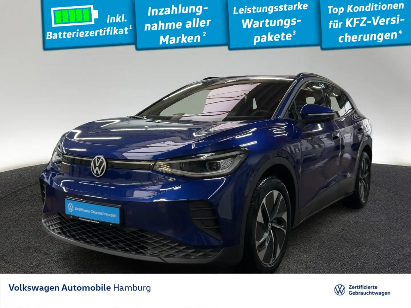 Volkswagen ID.4 Pro AHK 360° Navi Easy Open & Close App Bleu - 1