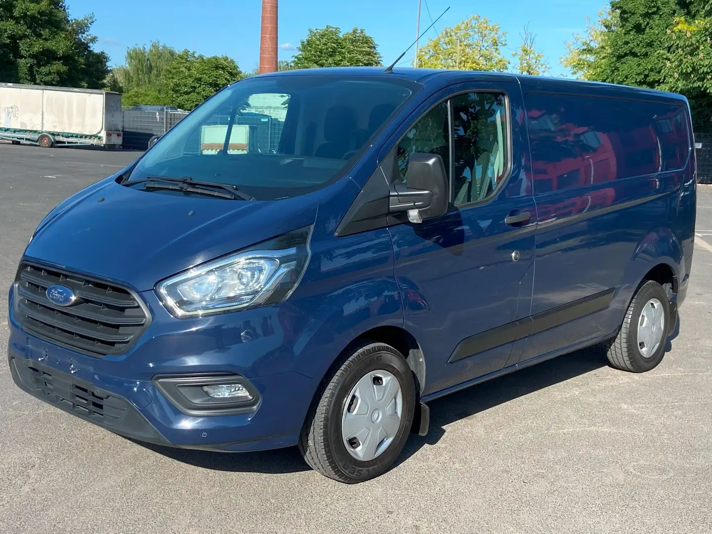 Ford Transit Custom Klima/Parksensoren /1.Hand/Scheckheft/Tempomat Blu/Azzurro - 1