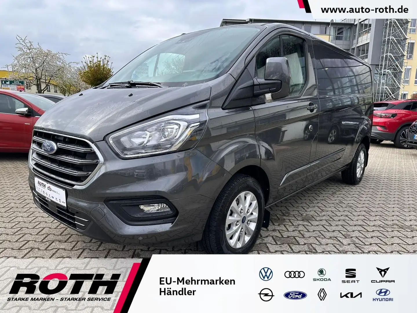 Ford Transit Custom L2H1 3,0T Limited*Navi*Kamera*Shz Gris - 1