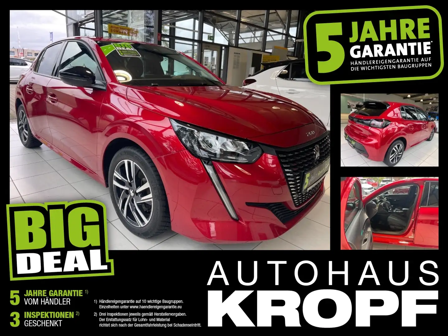 Peugeot 208 1.2 PureTech 100 Allure Pack SpurH LM KAM Rot - 1