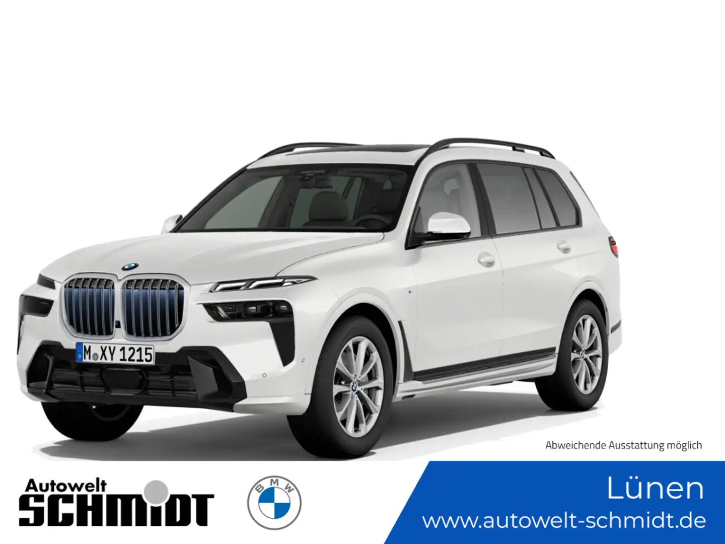 BMW X7 xDrive40i M Sportpaket Exklusivpaket AHK ACC Weiß - 1
