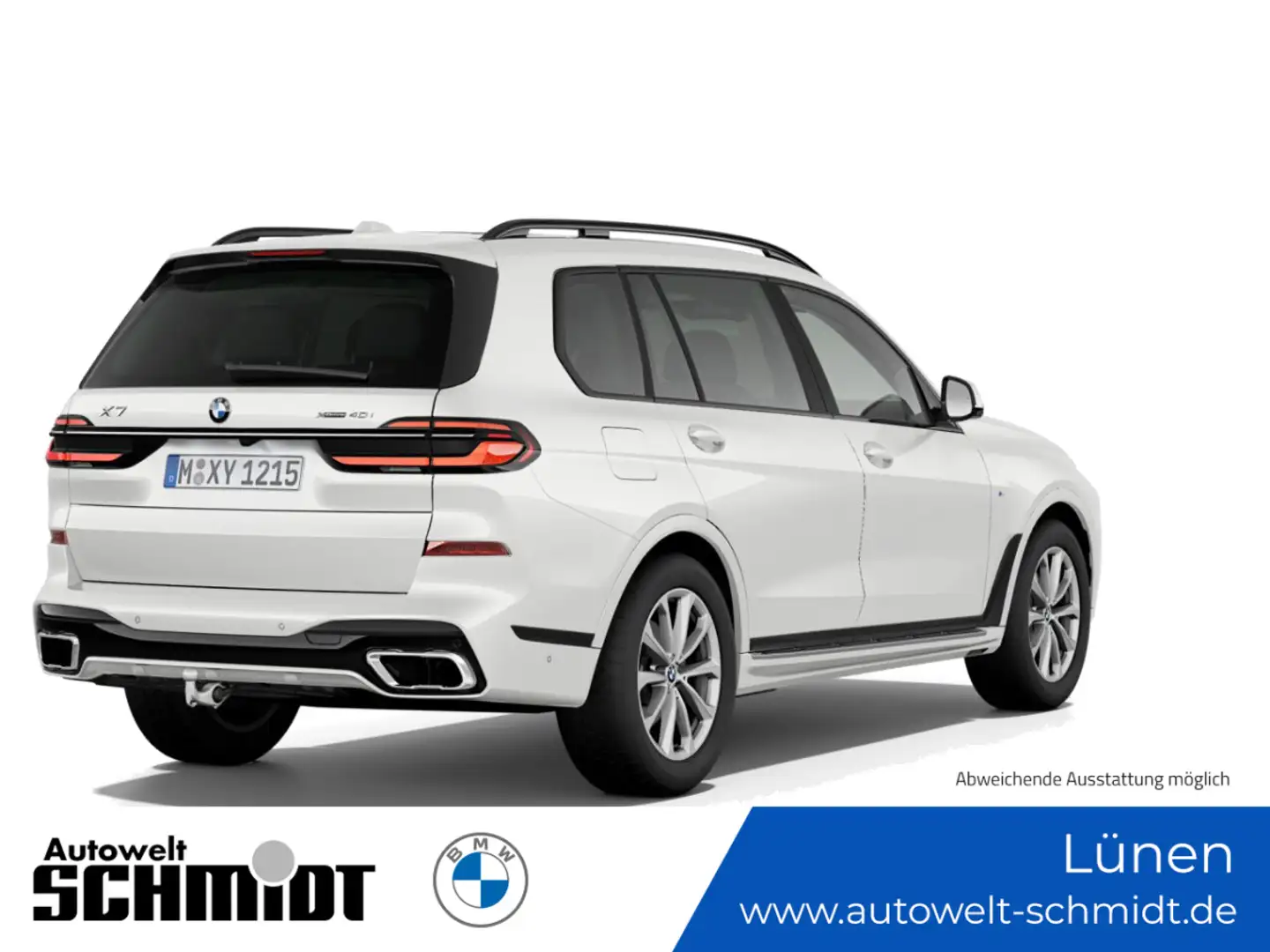 BMW X7 xDrive40i M Sportpaket Exklusivpaket AHK ACC Weiß - 2