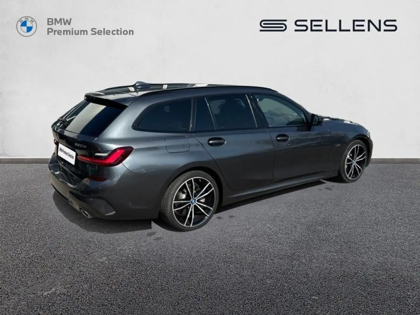 BMW 330 330eA 292ch M Sport Gris - 2