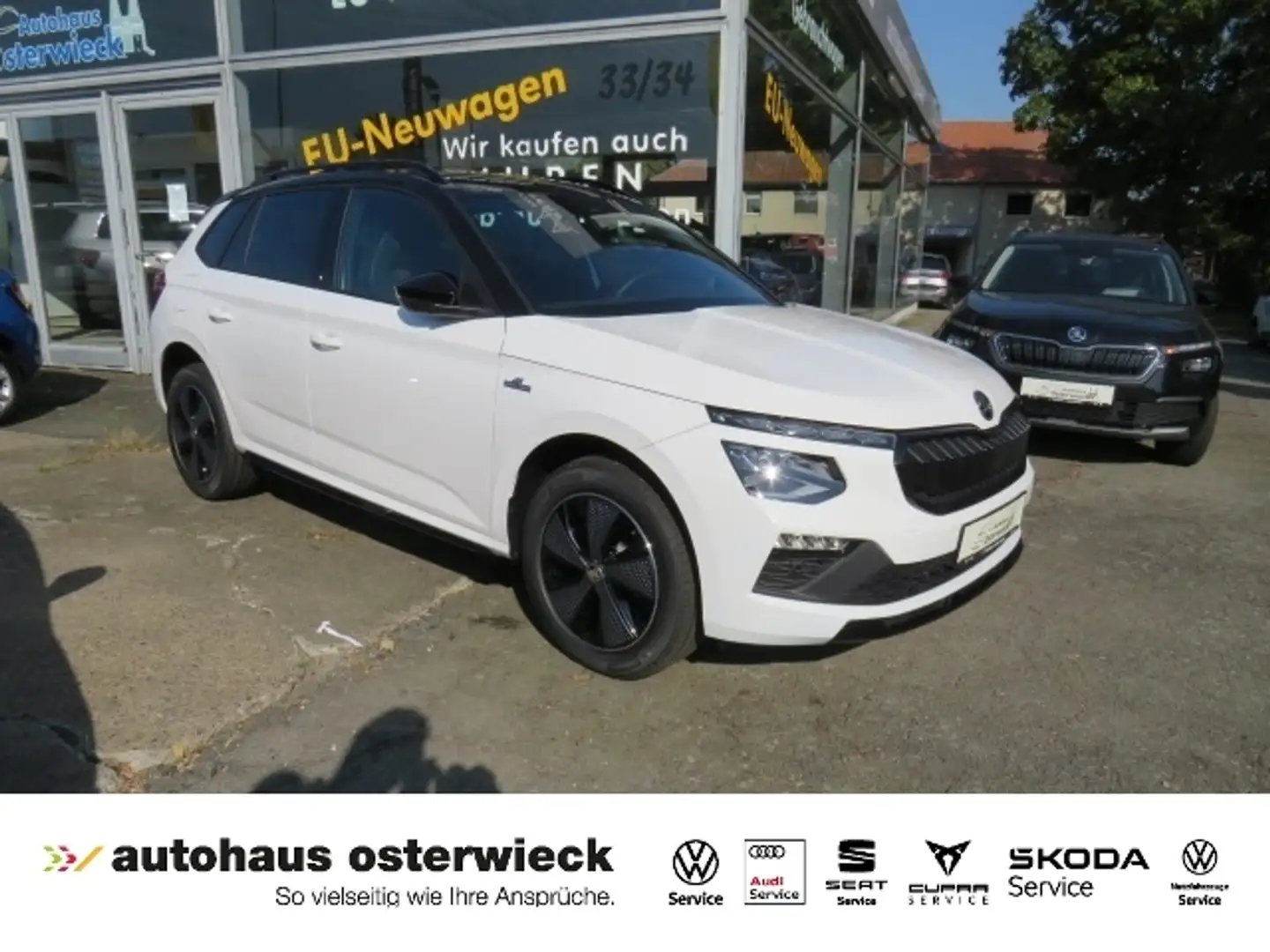 Skoda Kamiq Monte Carlo 1.0 TSI DSG Matrix-LED, AHK Vorbr. Blanco - 1