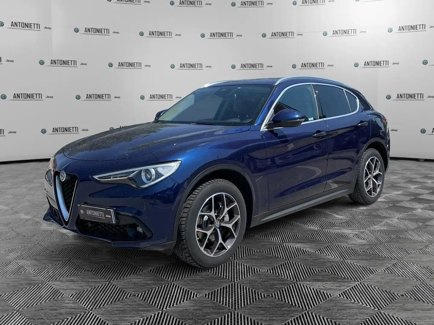 Alfa Romeo Stelvio 2.2 Turbodiesel 210 CV AT8 Q4 Super Bleu - 1