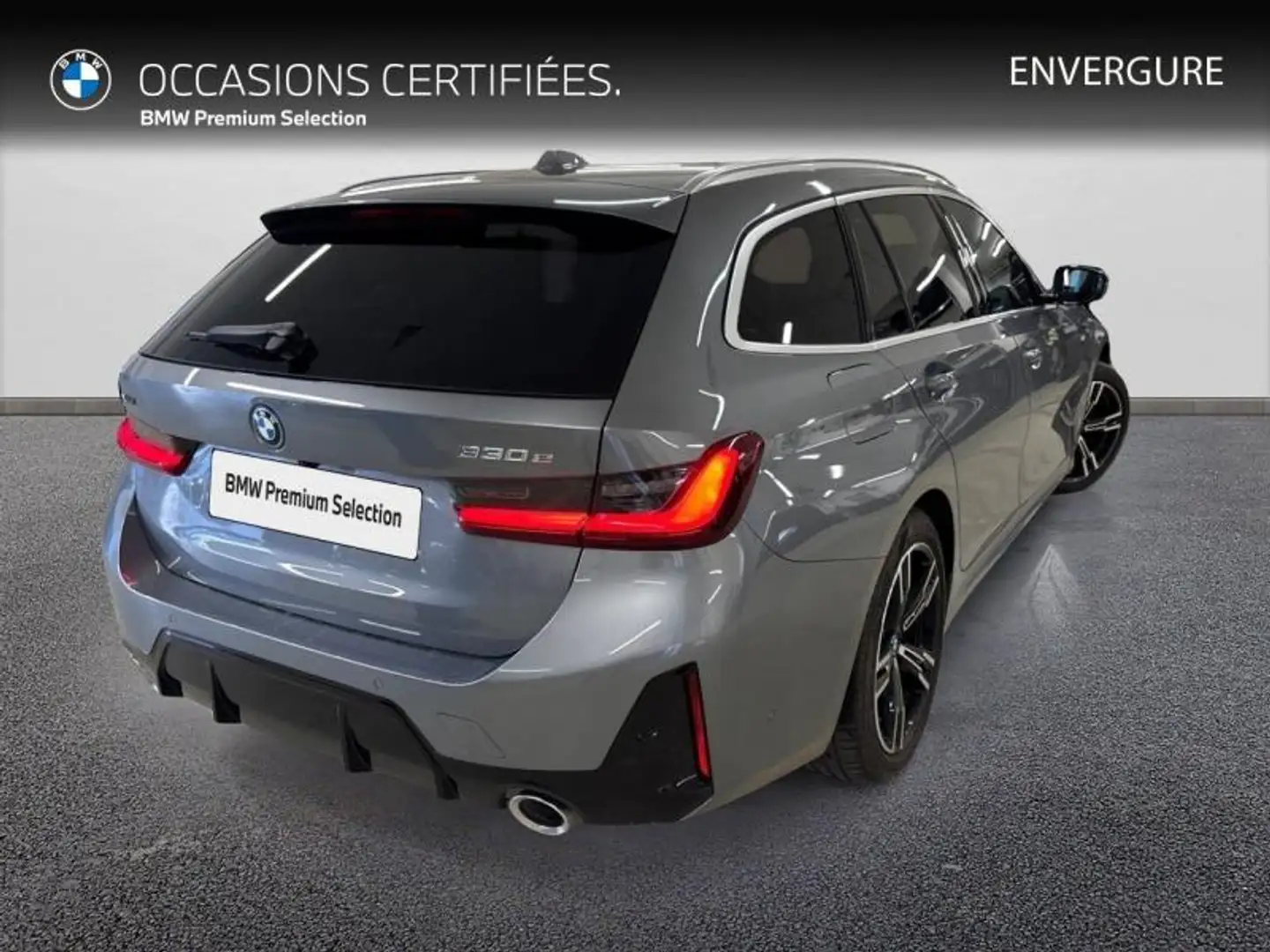 BMW 330 330eA xDrive 292ch M Sport Gris - 2
