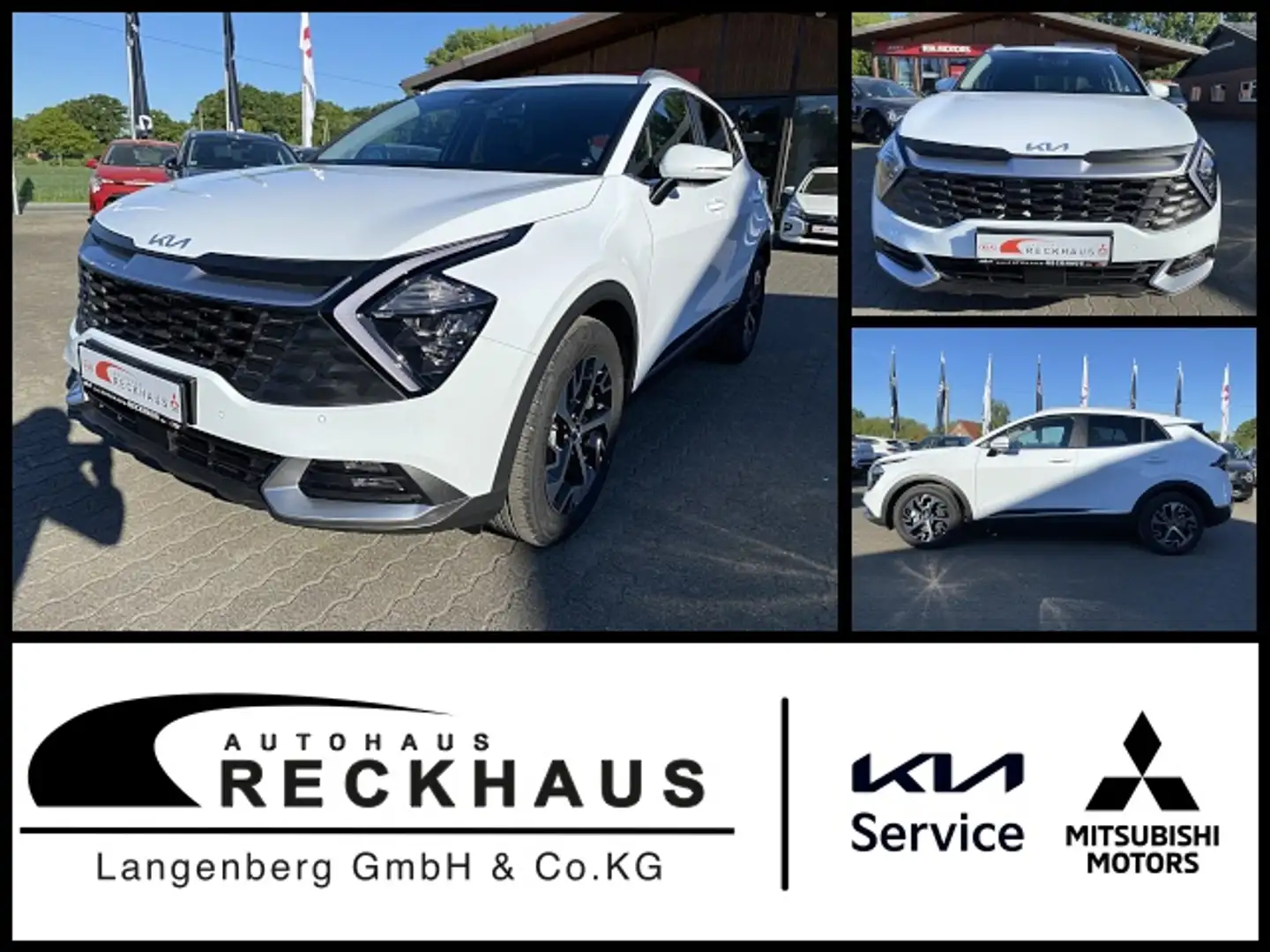 Kia Sportage 1.6T 48V 2WD DCT ULTIMATE Klima Navi Bianco - 1