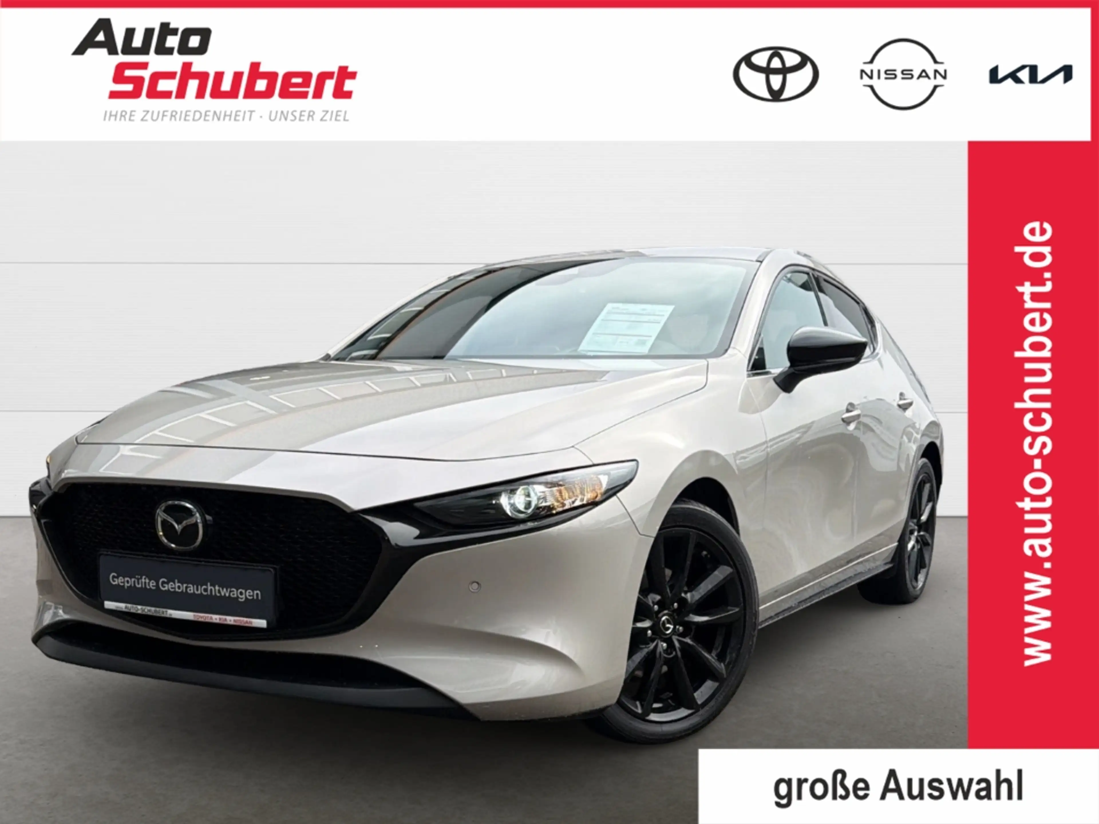 Mazda 3 e-Skyactiv-x 186 M Hybrid Drive Homura,Klimaautom.