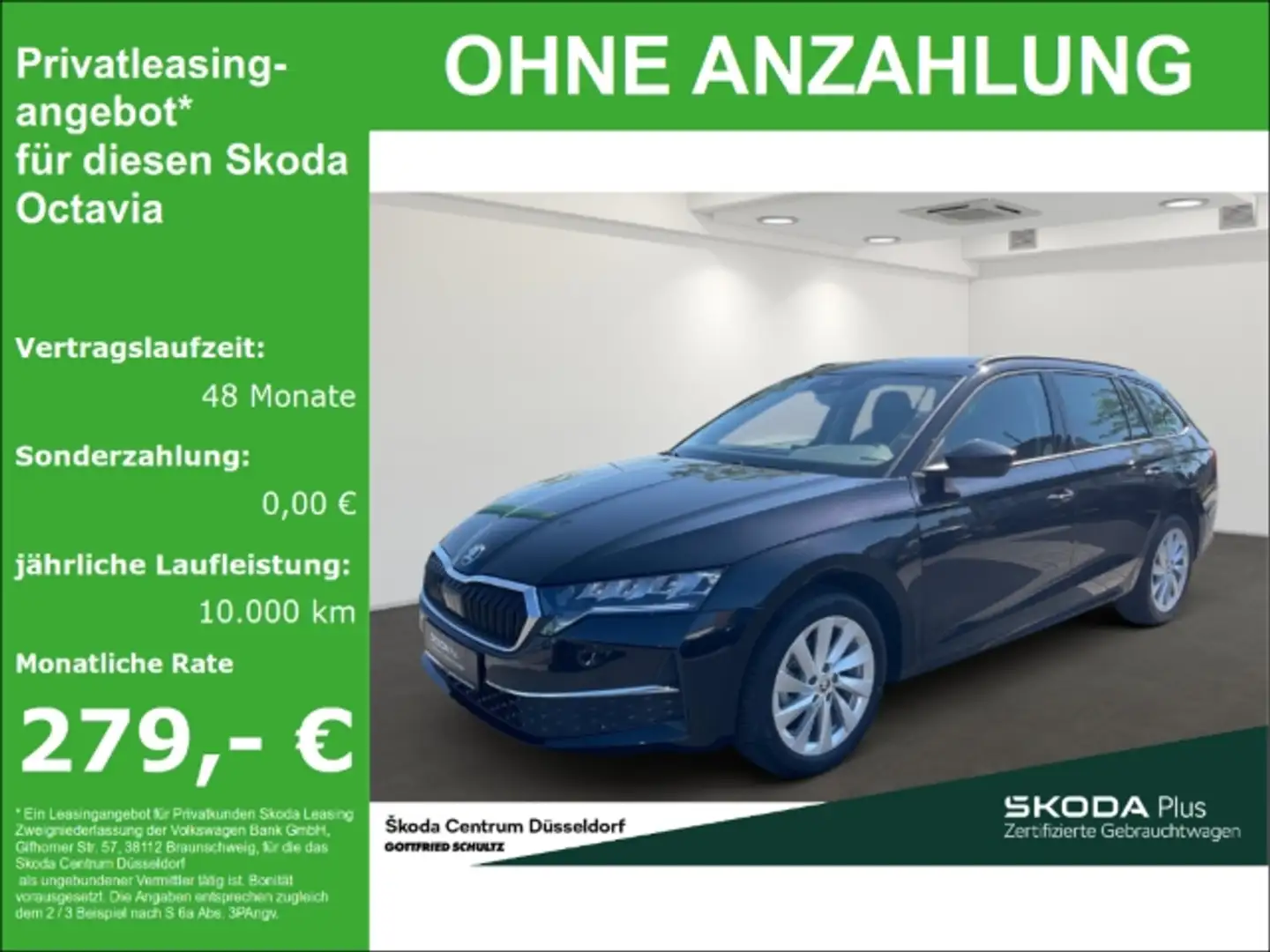 Skoda Octavia Combi Selection 1.5 TSI Infotainment-Paket Rückfah Schwarz - 1