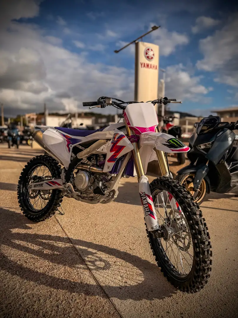 Yamaha YZ 450 Blanc - 1