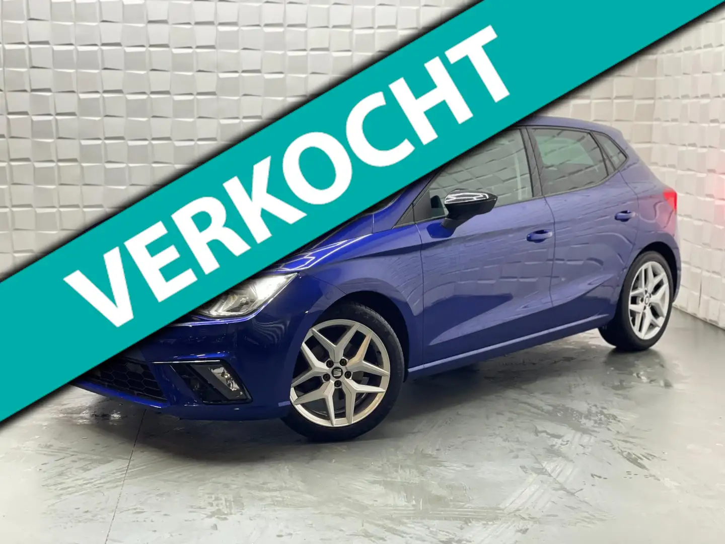 SEAT Ibiza 1.0 TSI FR Business 2E EIGENAAR NAP CRUISE 6BAK Blauw - 1