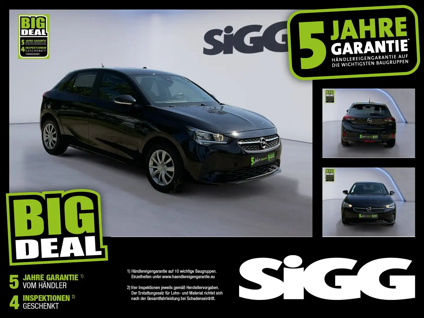 Opel Corsa F 1.2 Edition Navi Kamera Sitzheizung PDC Negro - 1