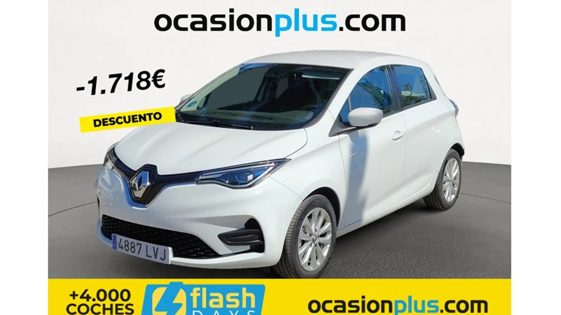 Renault ZOE Intens 50 R110 80kW Blanco - 1