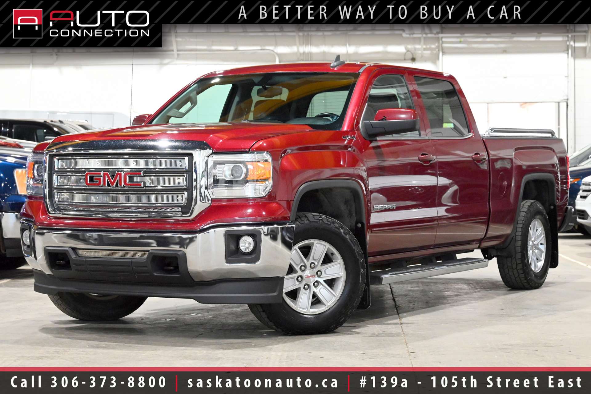 2015 GMC Sierra 1500 SLE Crew Cab - 4x4 - ONE OWNER - REMOTE START