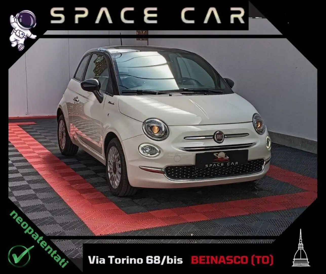 Fiat 500 500 1.0 Hybrid Dolcevita Bianco - 1