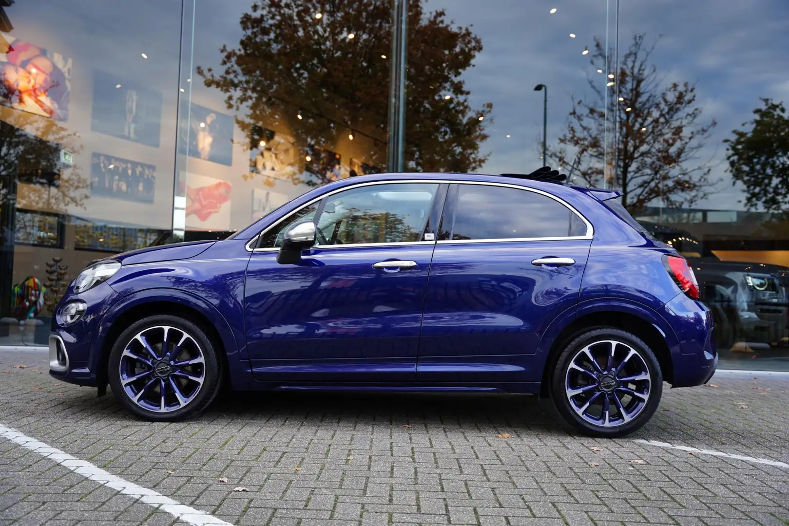 Fiat 500X 1.5 Hybrid Yacht Club Capri Cabriolet NL-Auto BTW Blauw - 2