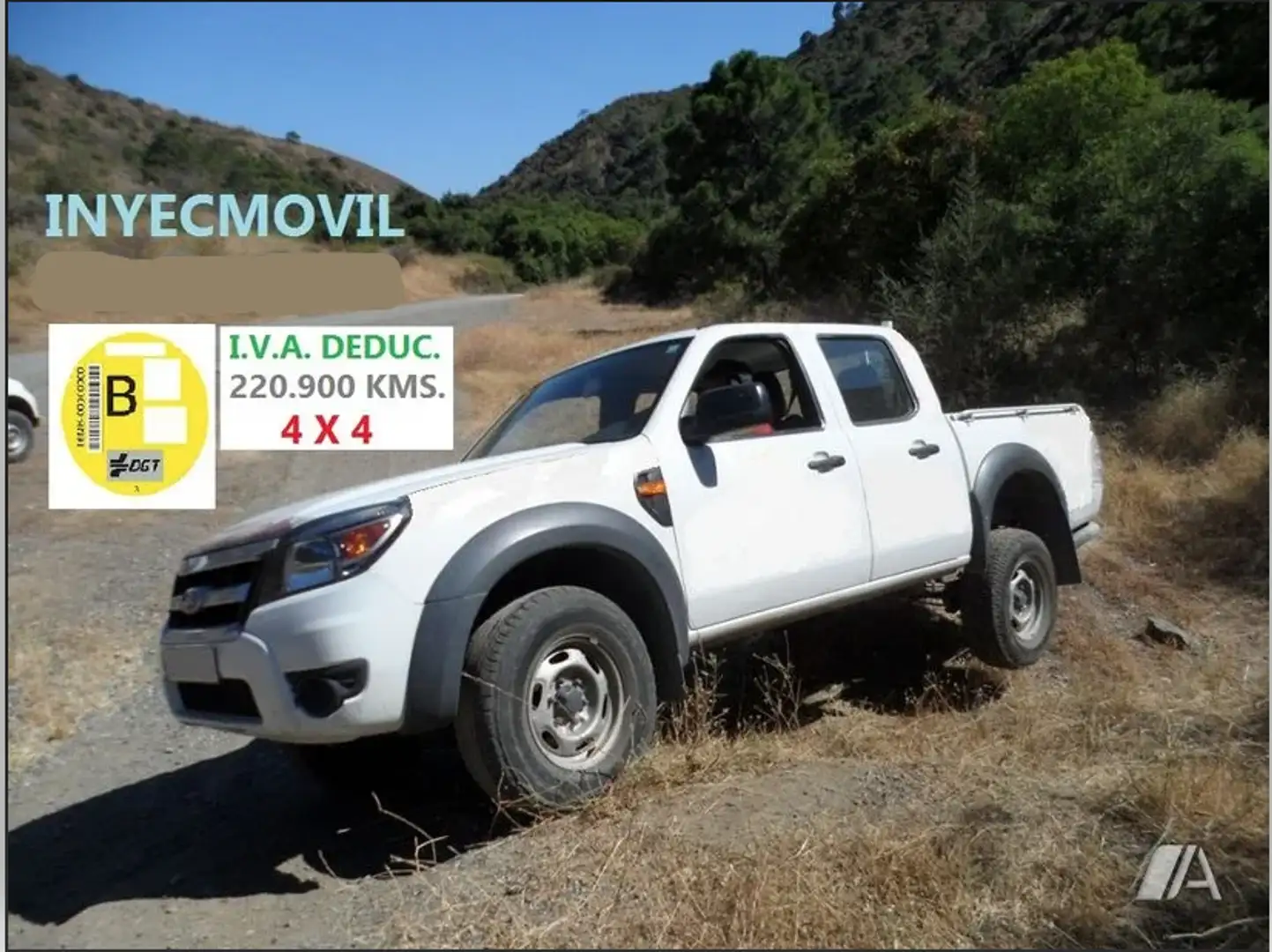 Ford Ranger 2.5TDCi DCb. XL Blanco - 1