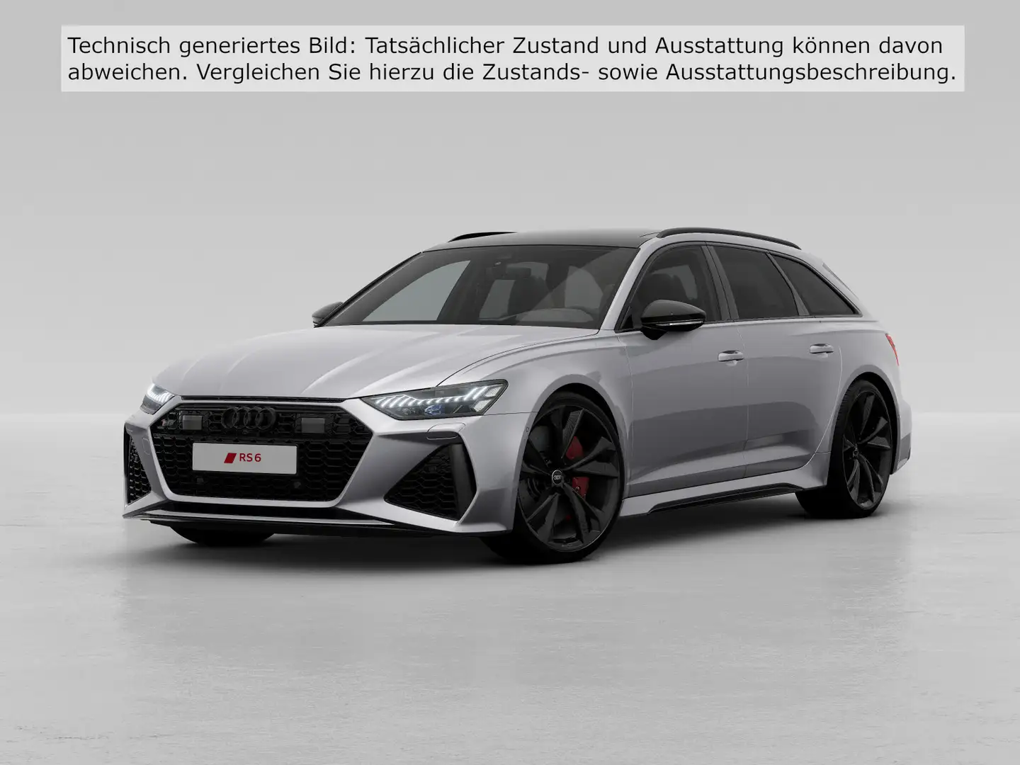Audi RS6 RS6 Avant 4.0 TFSI Q PERFORMANCE HD MATRIX HuD A Argento - 2