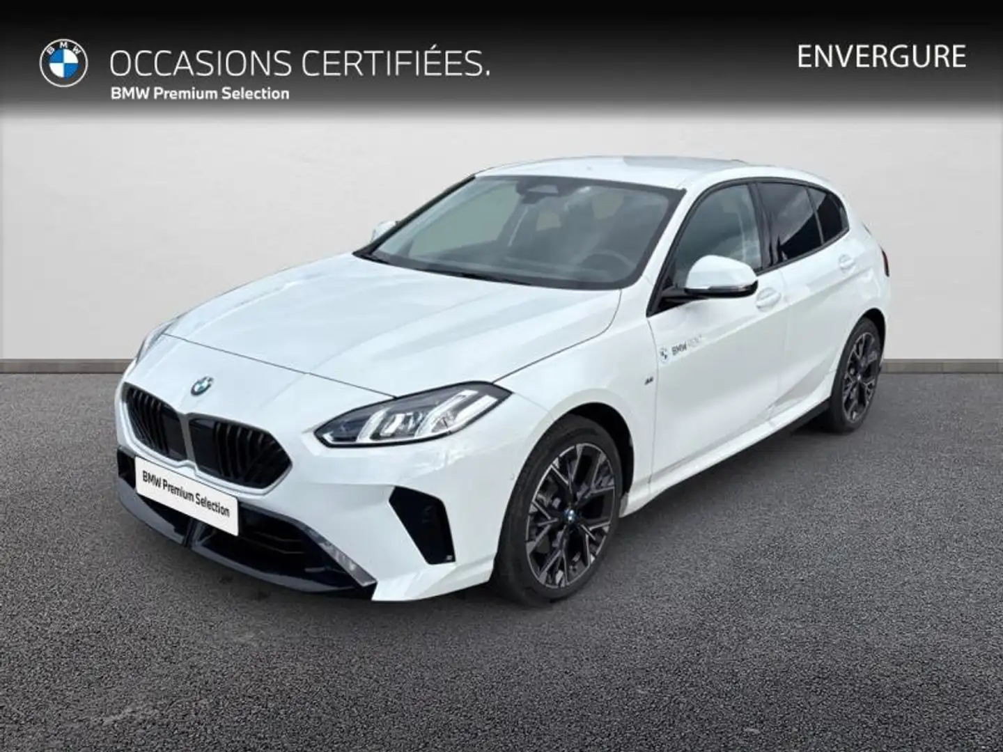 BMW 120 120A 170ch M Sport Design DKG7 Blanc - 1