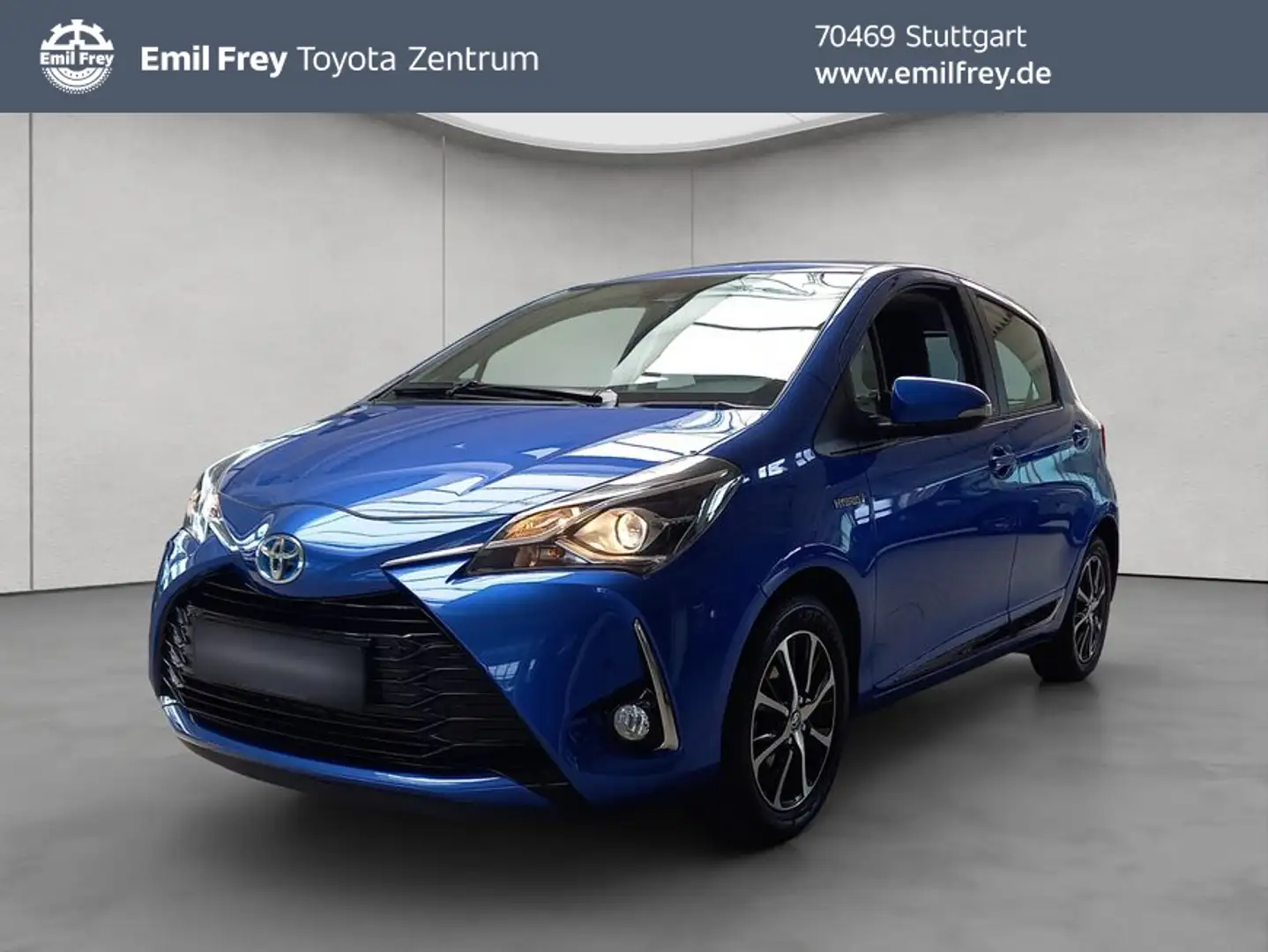 Toyota Yaris Hybrid 1.5 VVT-i Team Deutschland Modrá - 1