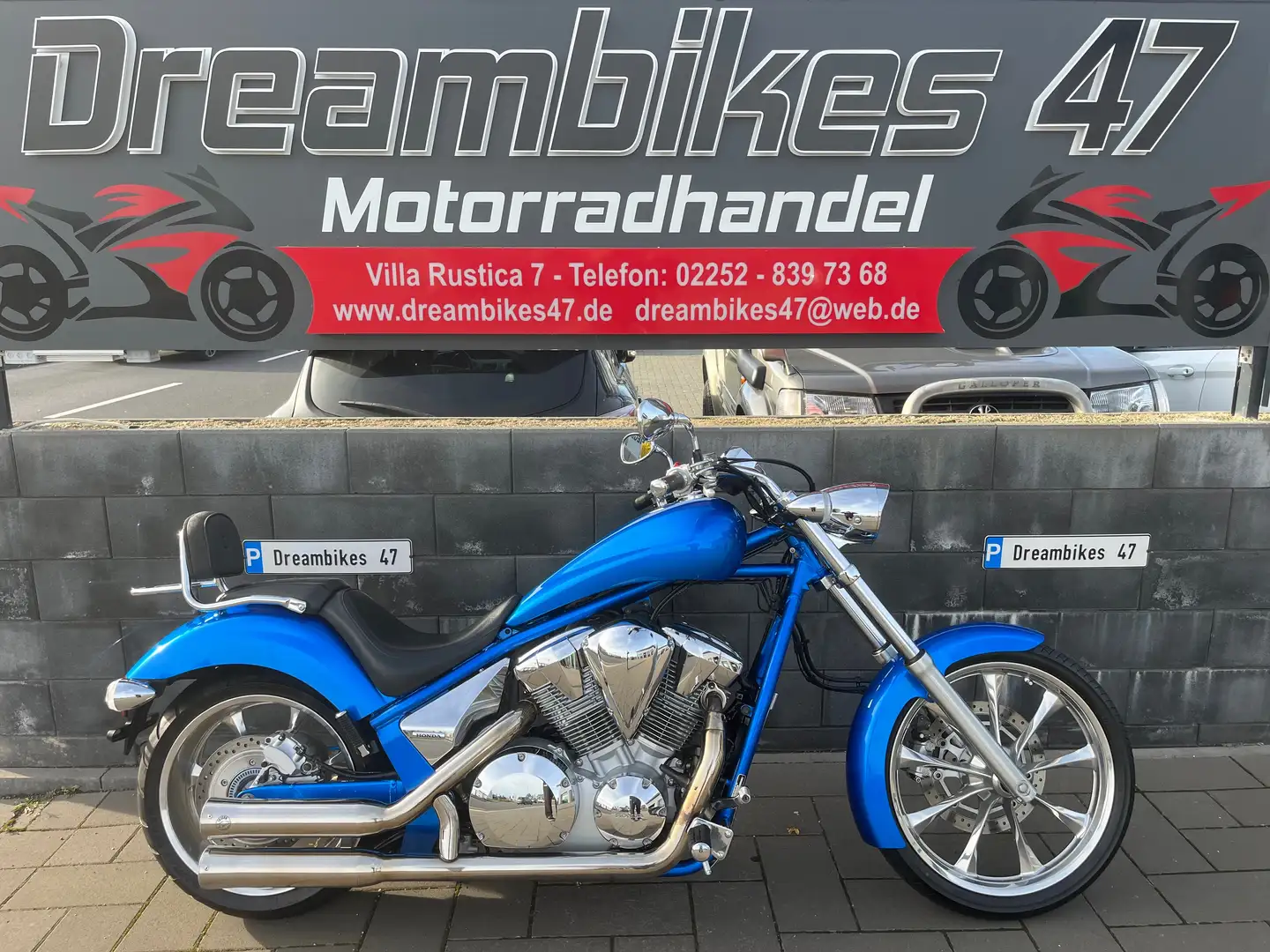 Honda VT 1300 CXA**2.HAND**WIE NEU*FALCON AUSPUFF*INSPEKTION NEU Blu/Azzurro - 1