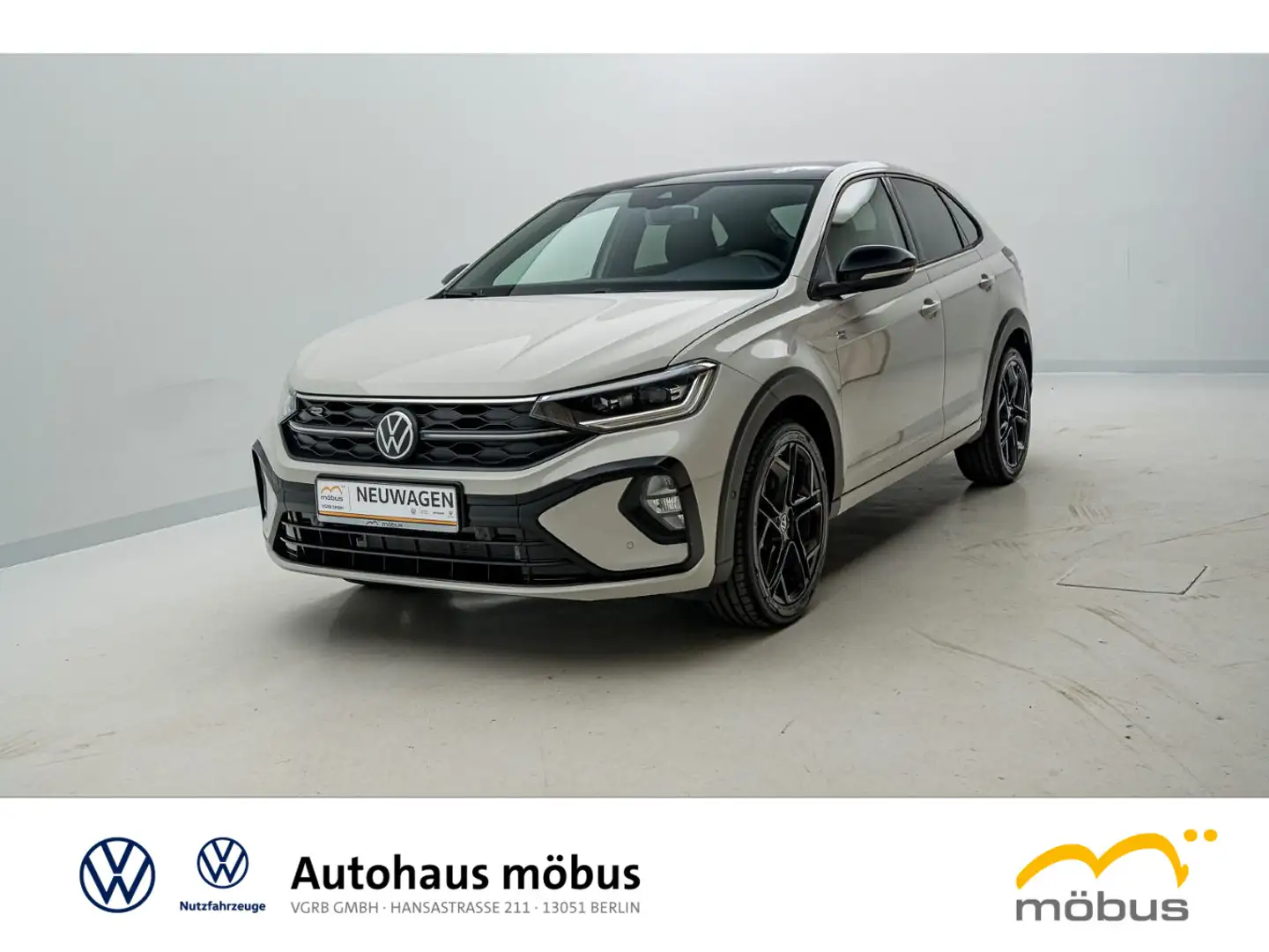 Volkswagen Taigo 1.0 TSI R-Line DSG*NAV*ACC*LED*RFK*APP Grau - 2