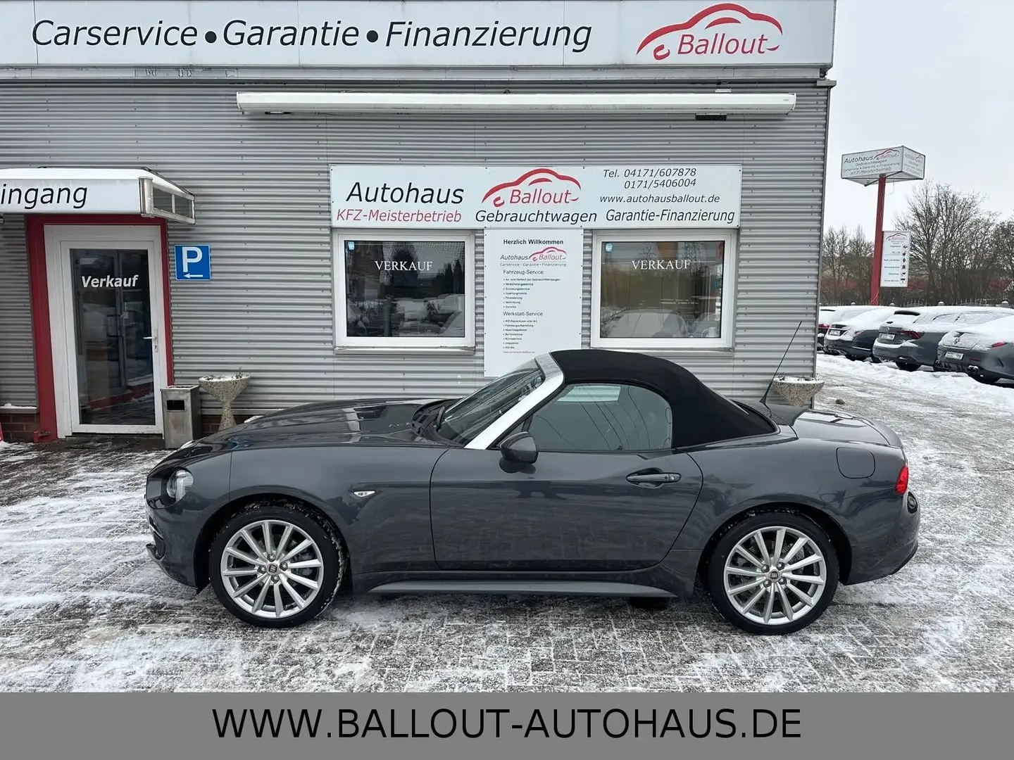 Fiat 124 Spider Lusso*2.HAND*BOSE*LED*NAVI*TEMPO*SHZ* Grau - 1